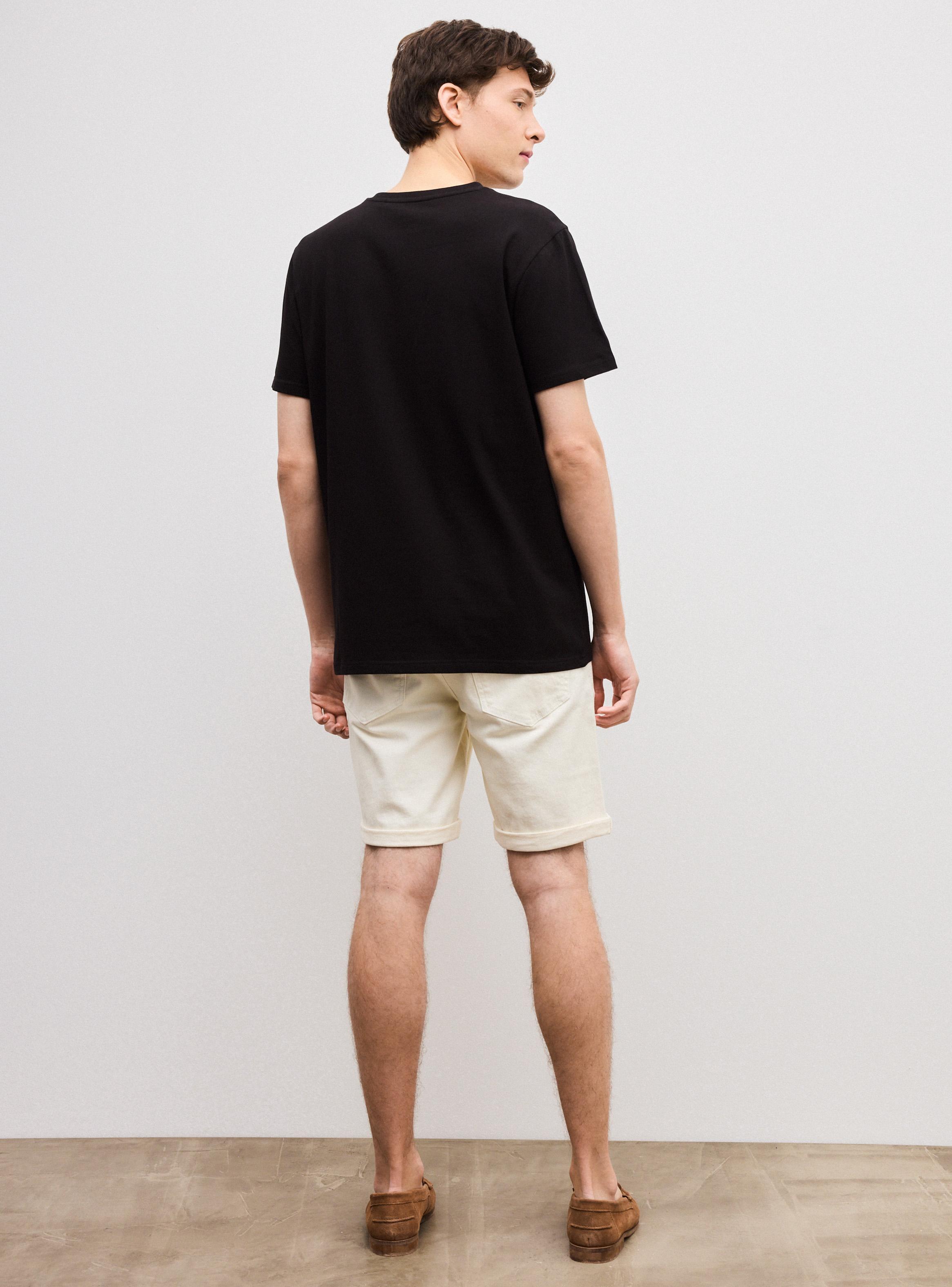 Polera V-Neck Algodon Elastano-5