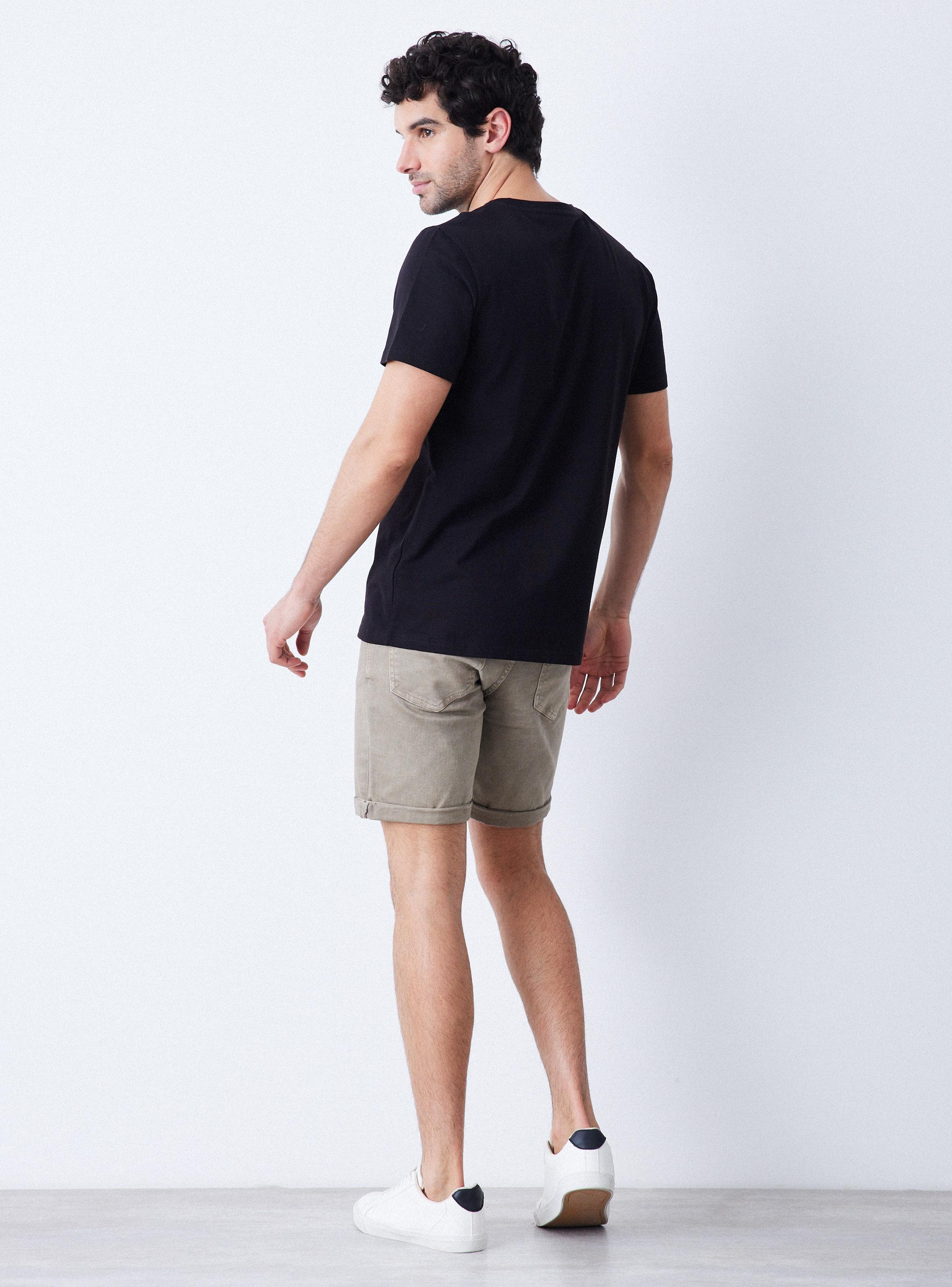 Polera V-Neck Algodon Elastano-5