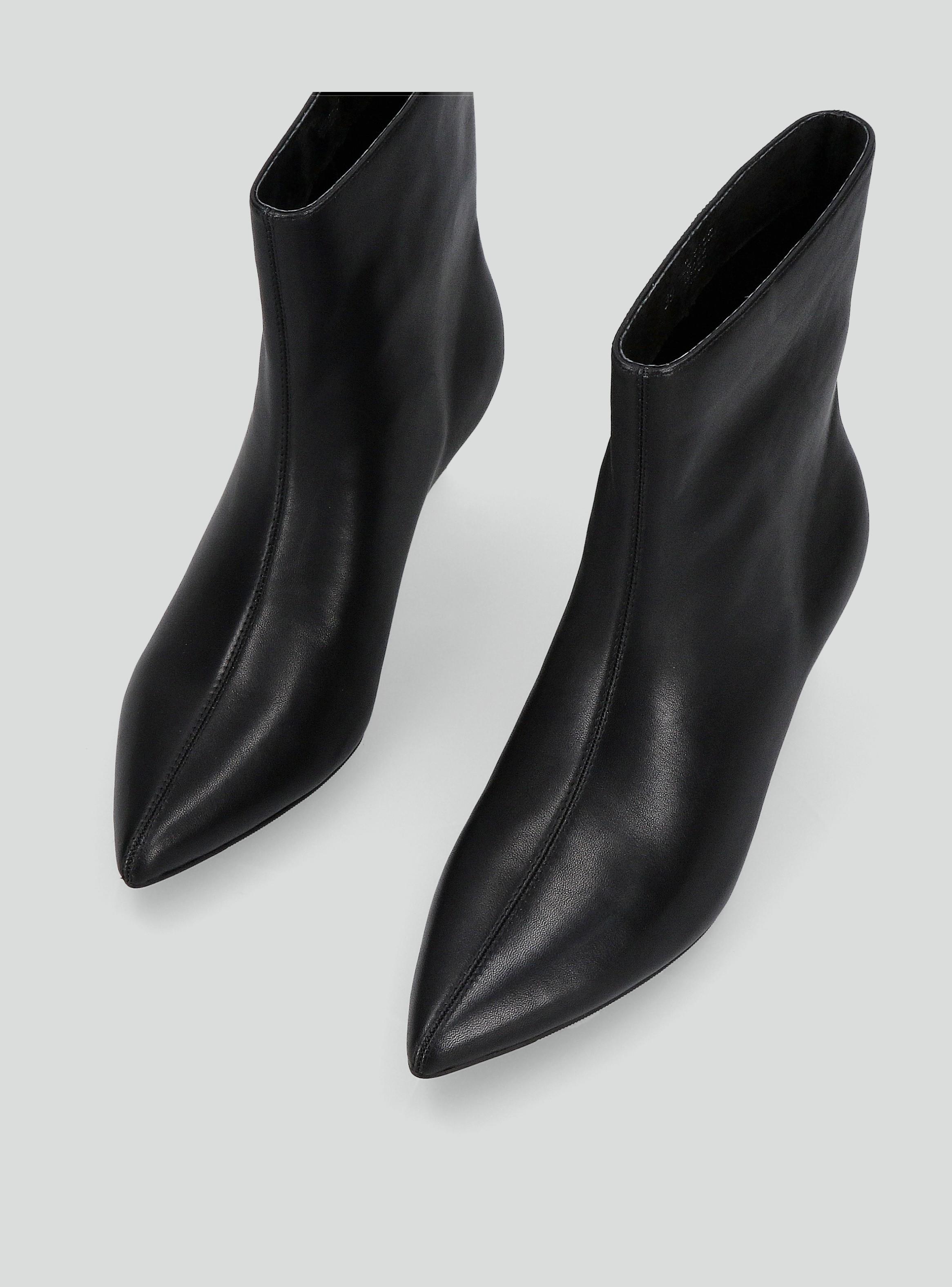 BotínKitten Heel Cuero Mujer-3