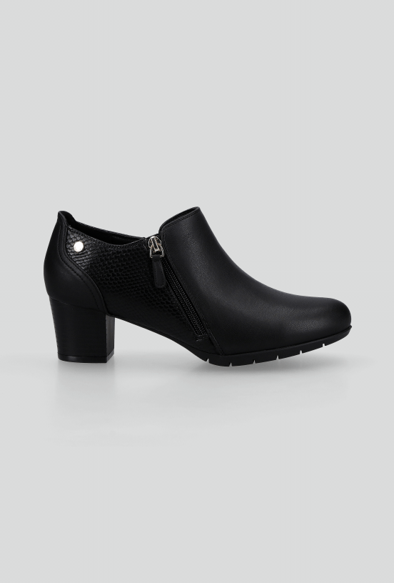 Zapato Casual Al Tobillo con Detalle Textura Mujer-4