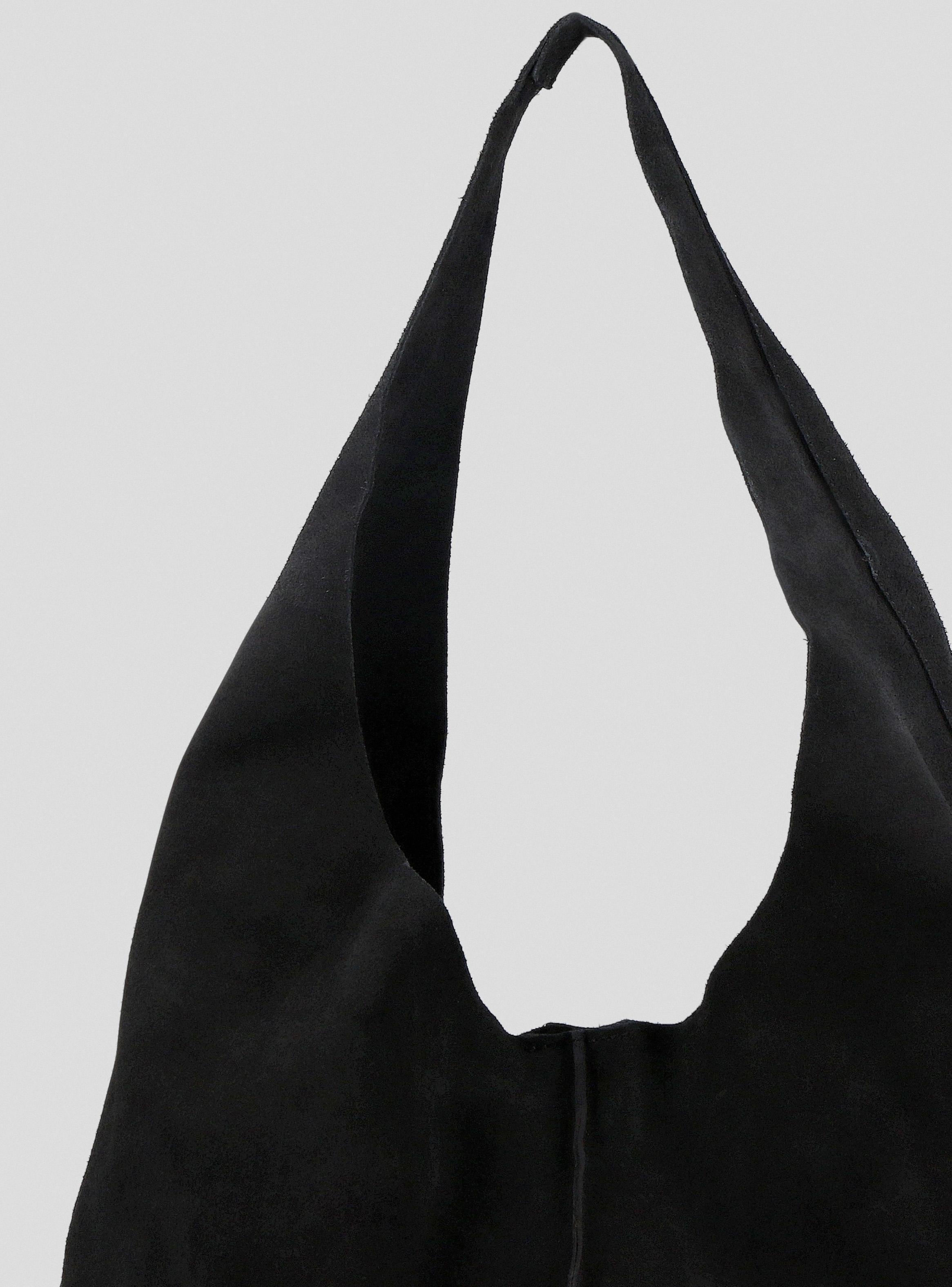 Cartera Hobo Bag Gamuza Negro C del Pilar-6