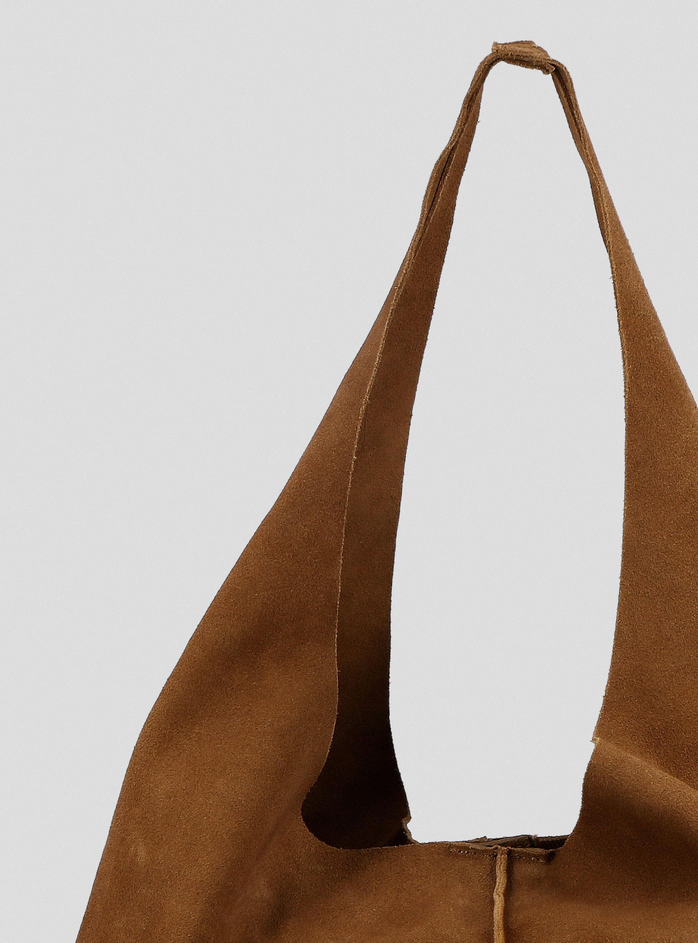 Cartera Hobo Bag Gamuza Beige C del Pilar-6