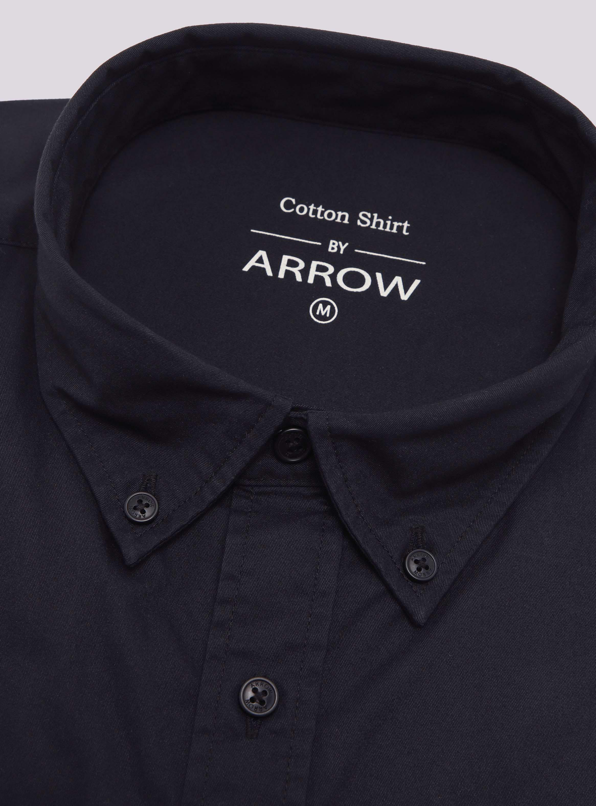 Camisa Casual  Manga Larga Lisa-4