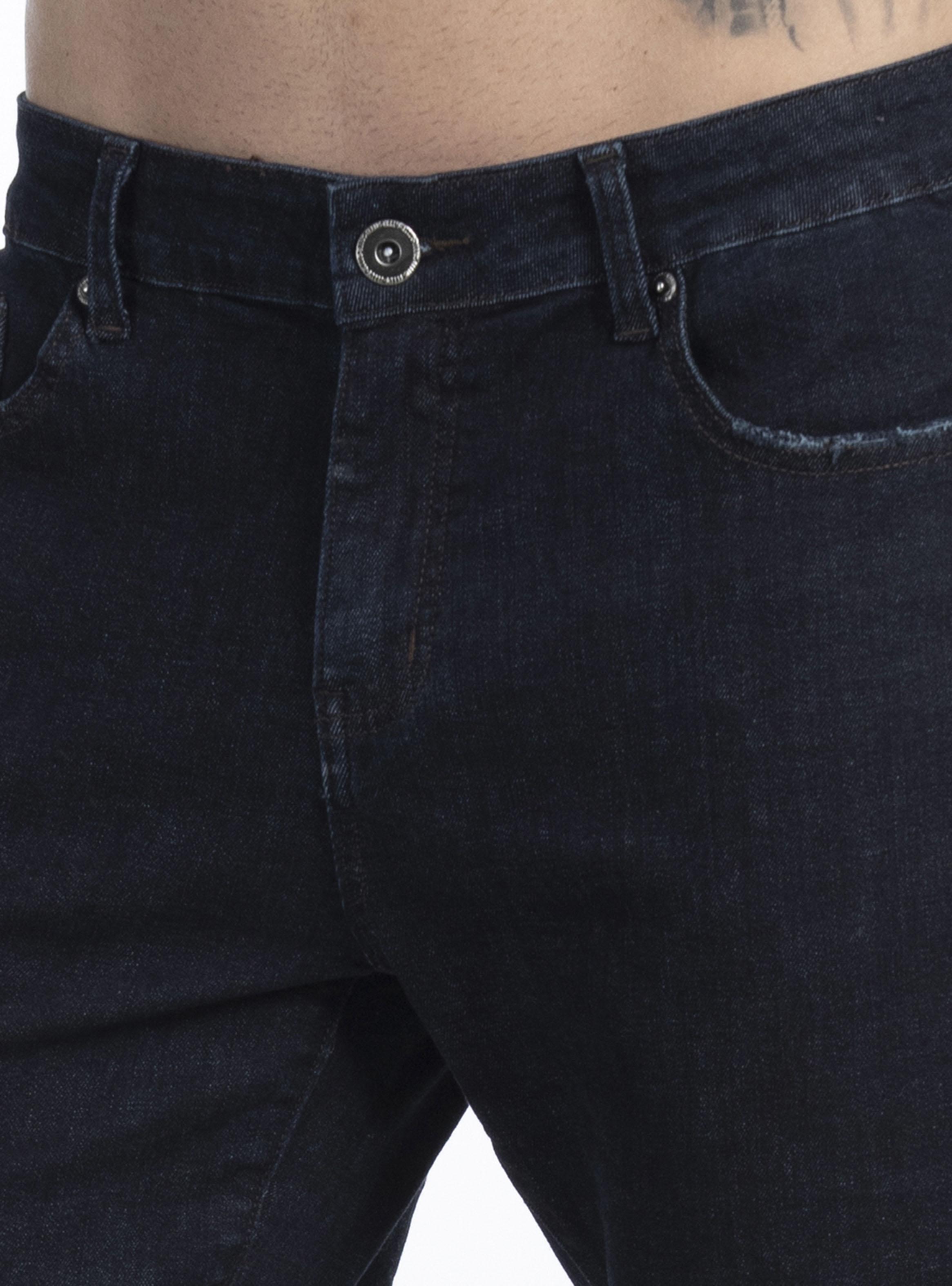 Jeans Straight Tiro Medio Raw-2
