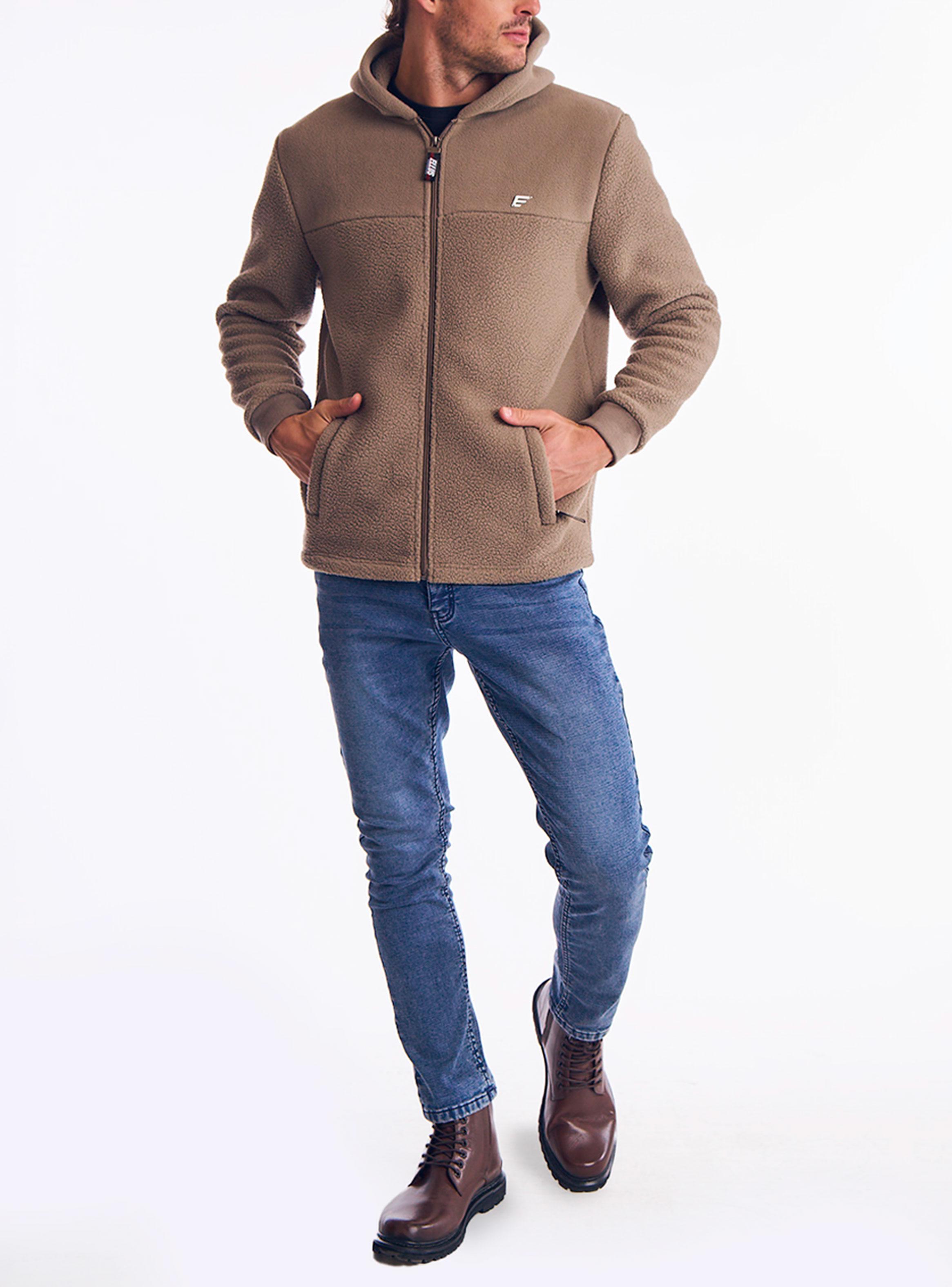 Polerón Sherpa Full Zip Capucha-3
