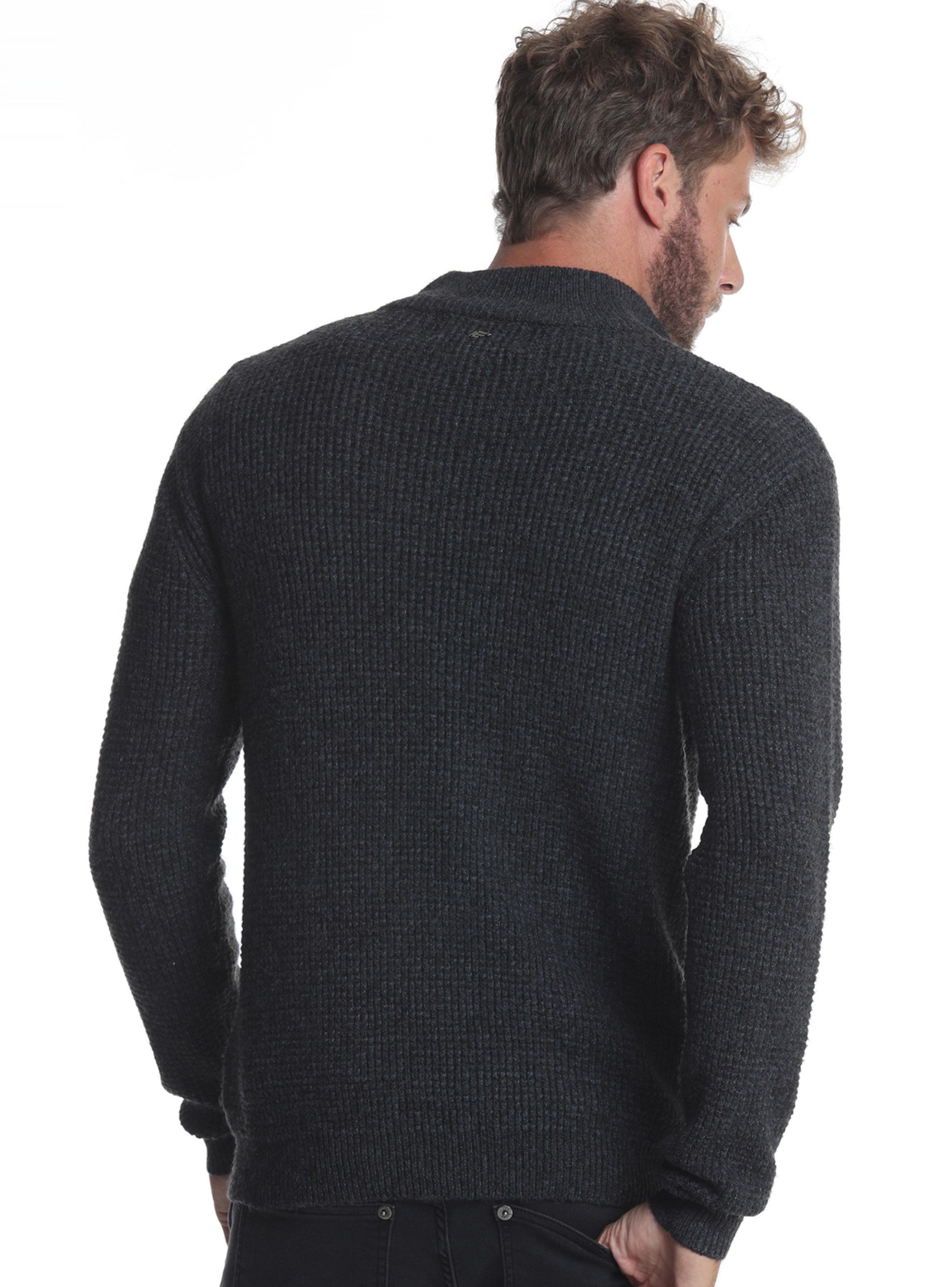 Sweater Tejido Regular Half Zip-1