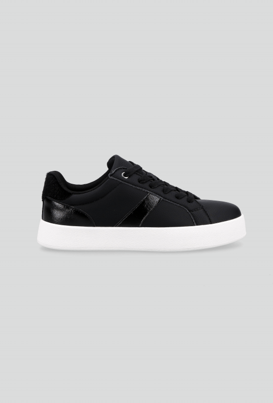 Zapatilla Urbana Plataforma Detalles de Color Mujer-3