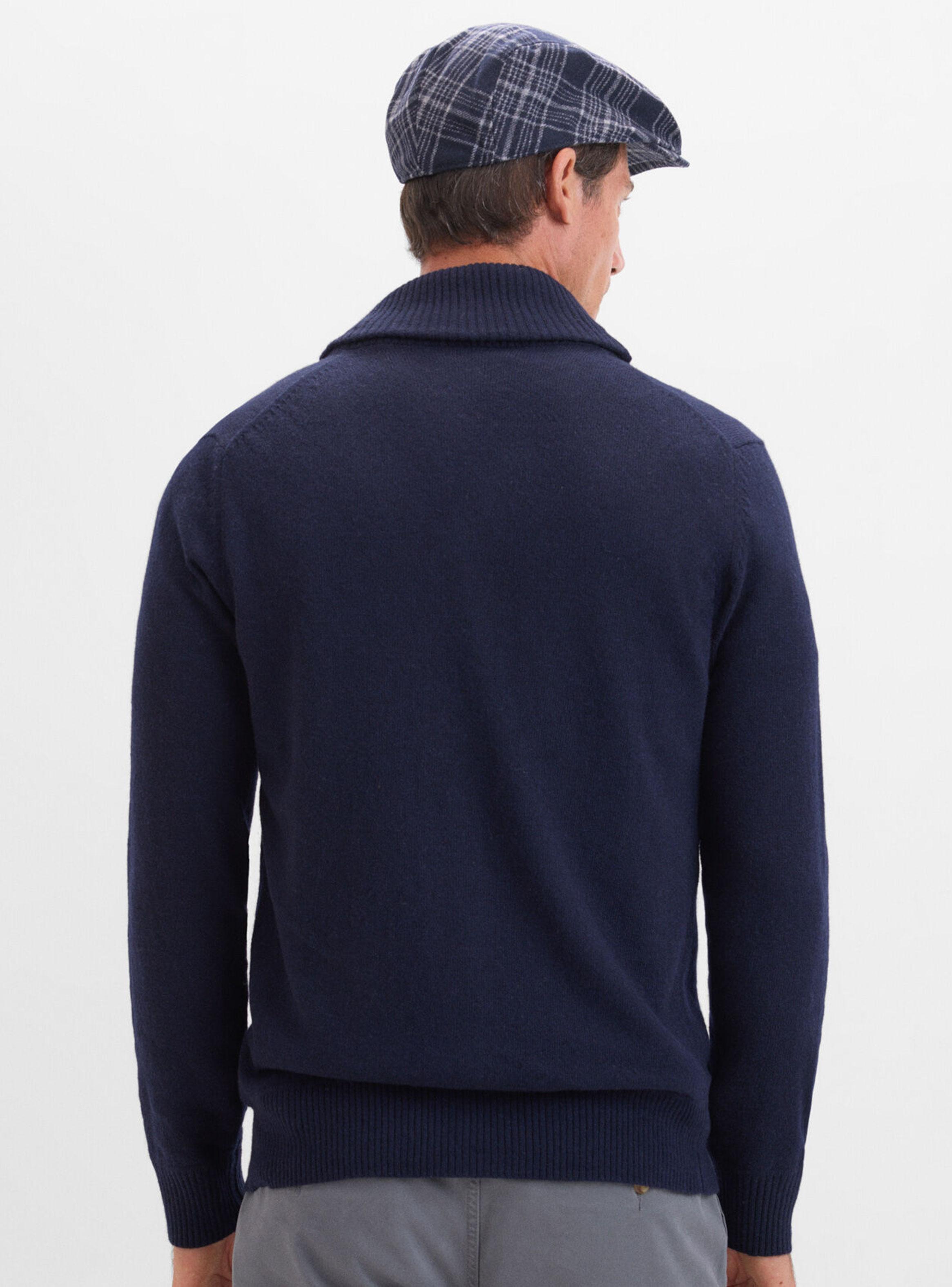 Chaleco Lana Lambwool Cierre Botones-1