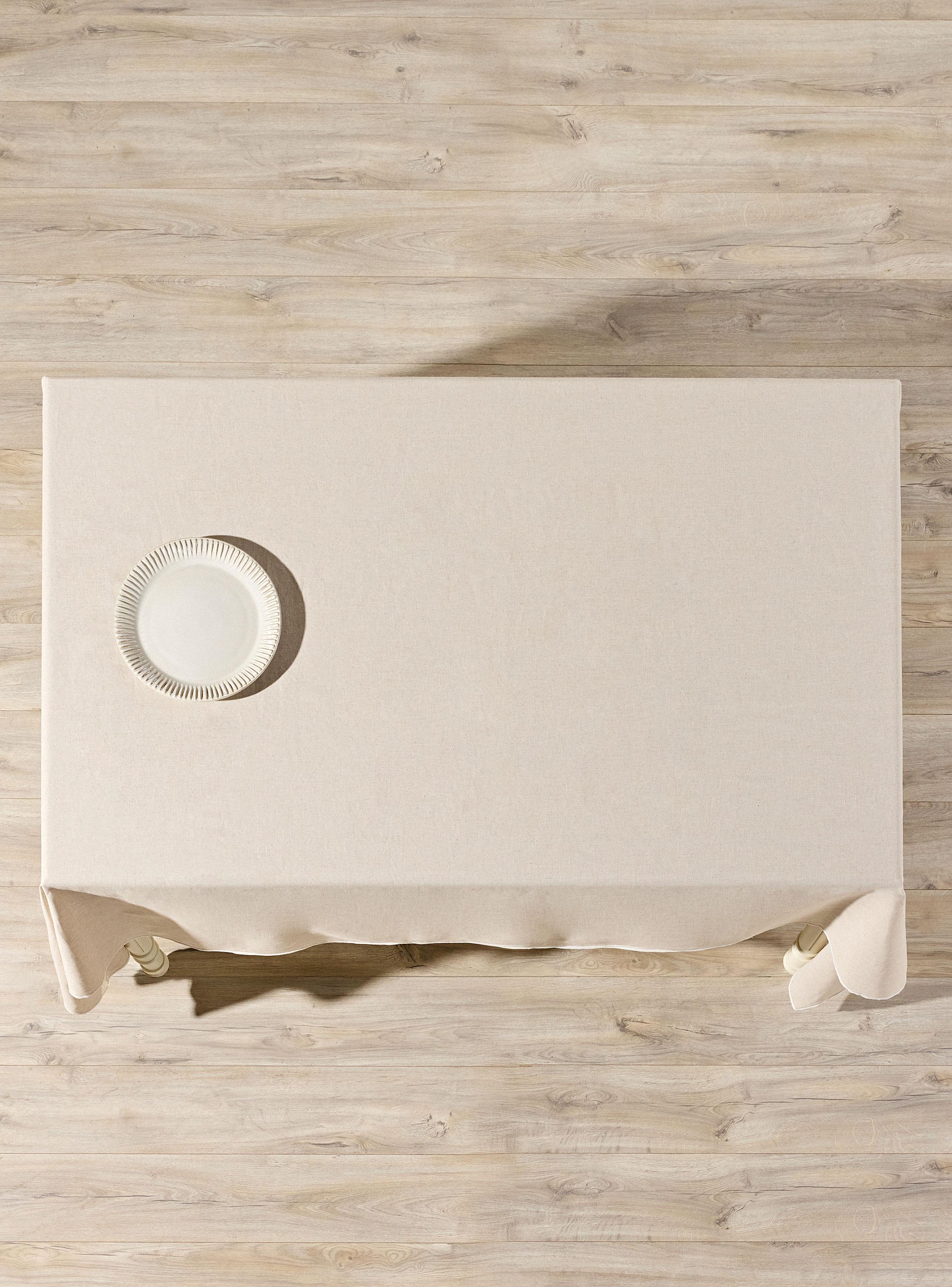 Mantel Organic 160 x 260 cm Lino Algodón-2