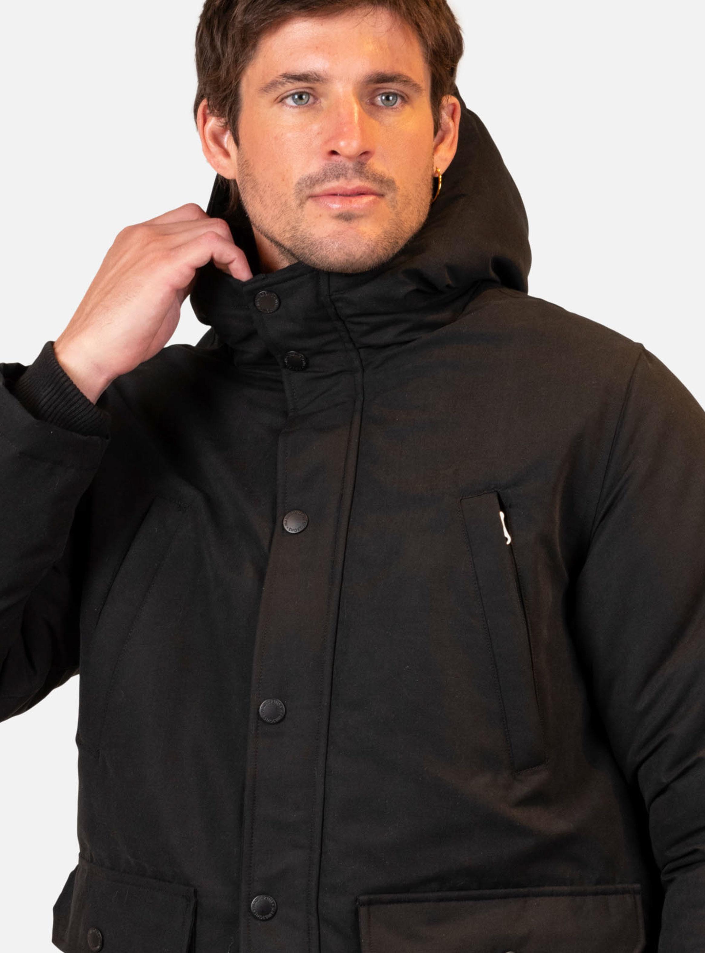 Chaqueta Larga Cuello Alto-2