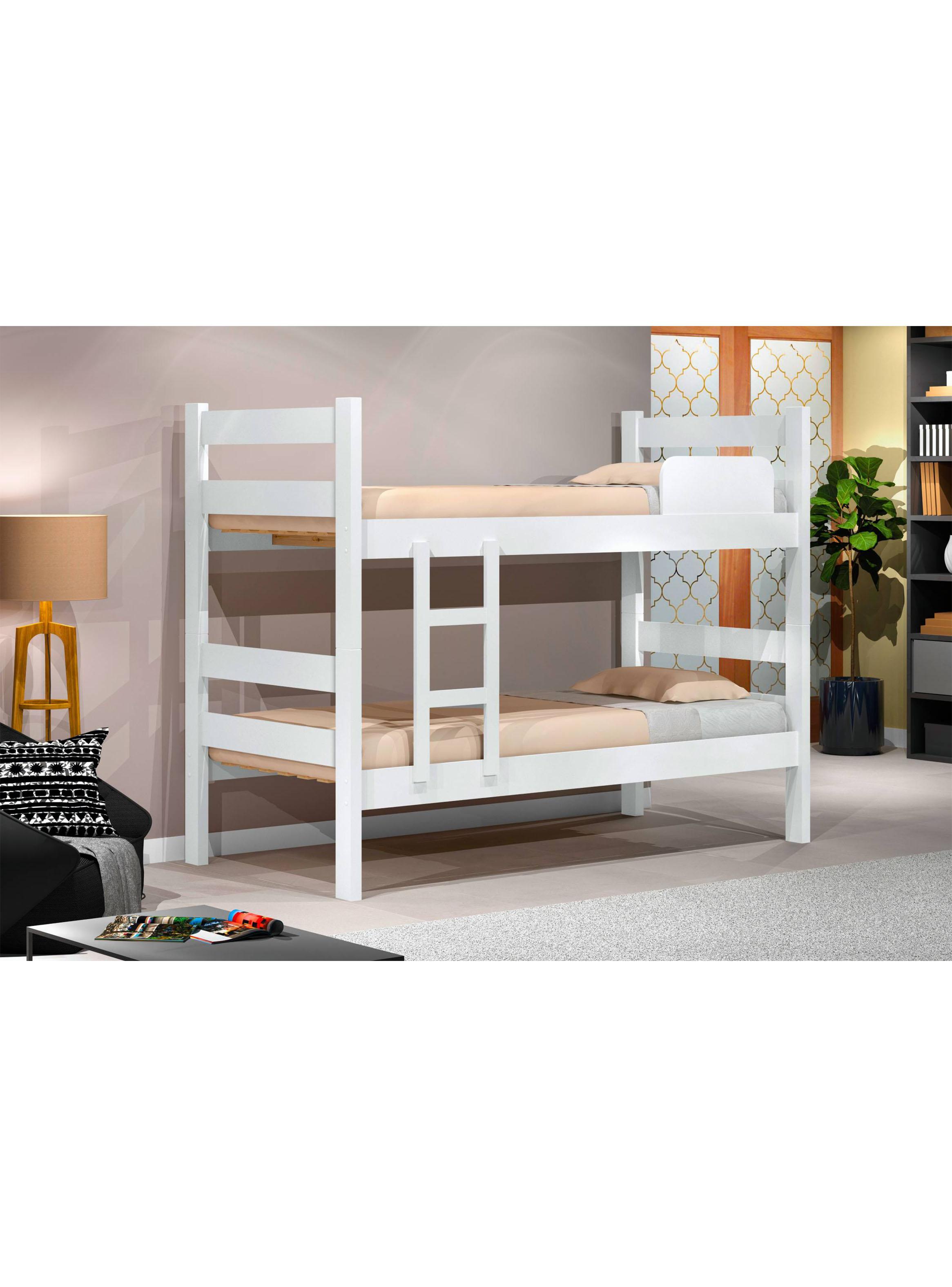 Camarote Litera Desmontable Prisma, 1 Plaza Blanco MDF 160 kg-5