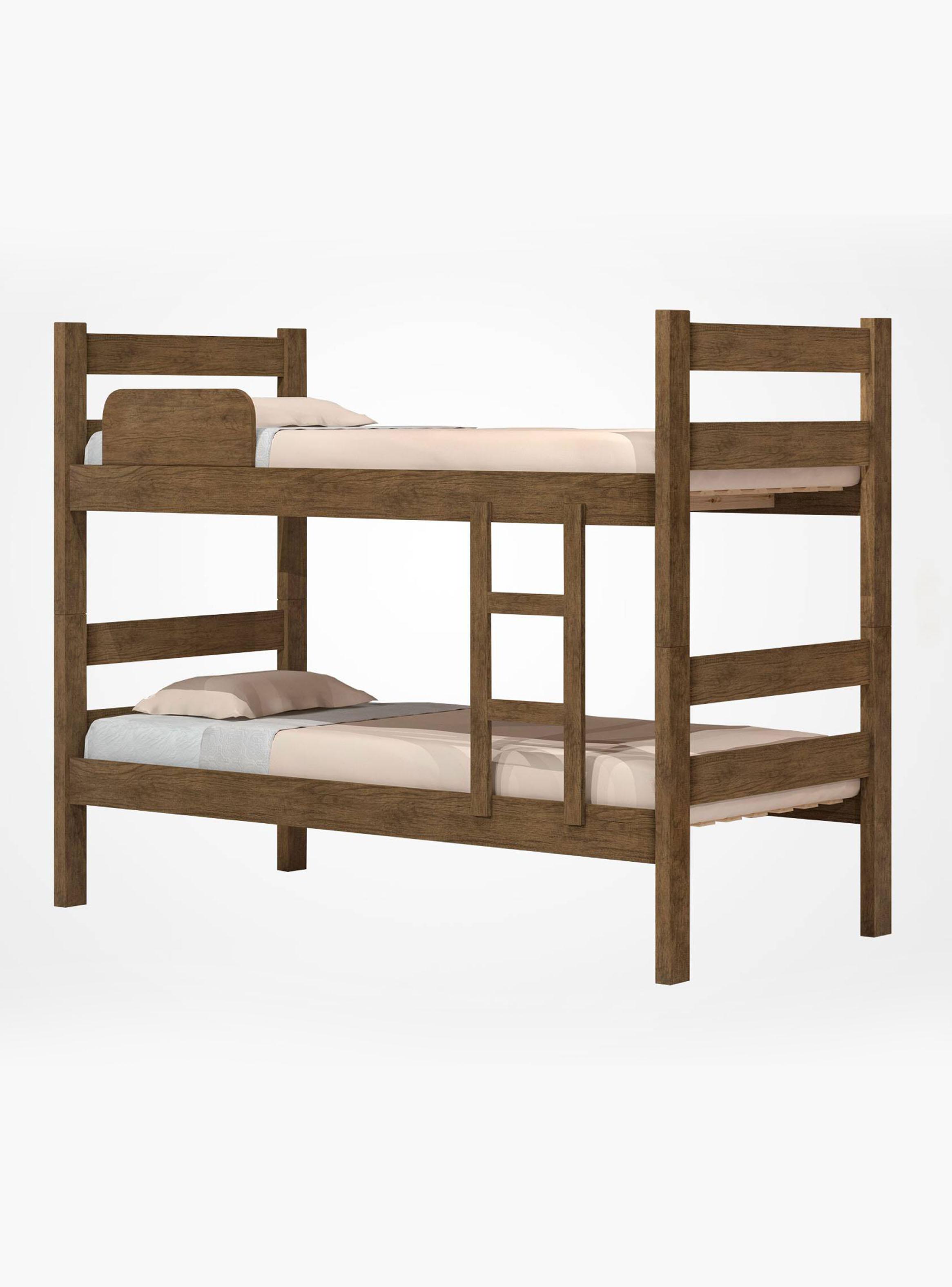 Camarote Litera Desmontable Prisma 1 Plaza Cedro, MDF 160 kg-4