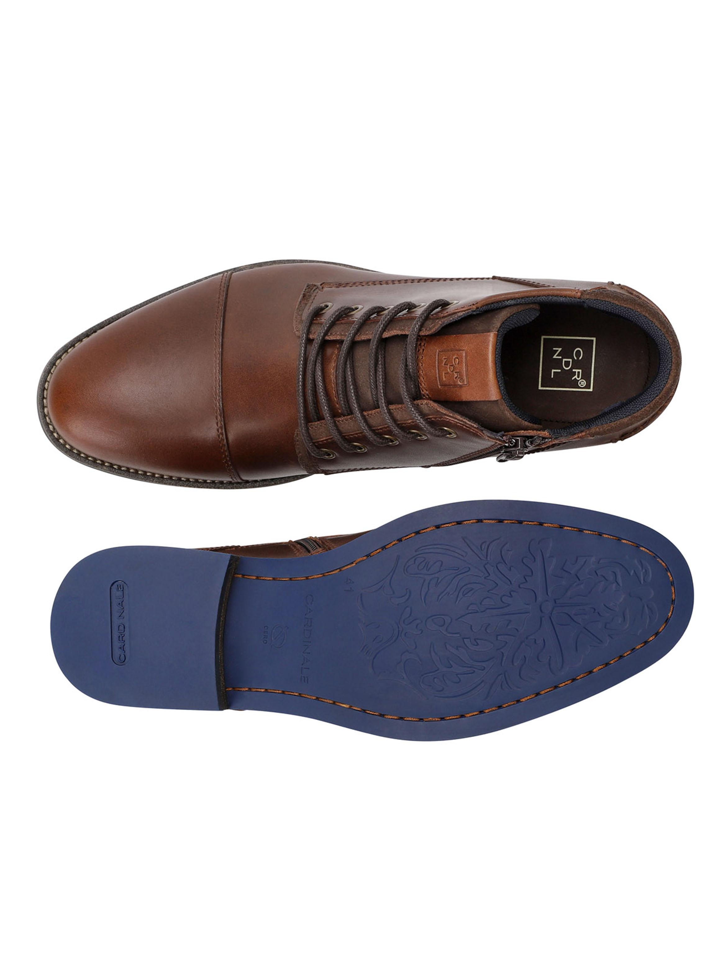 Botín Cuero Cierre al Costado Denizen608C Hombre-3