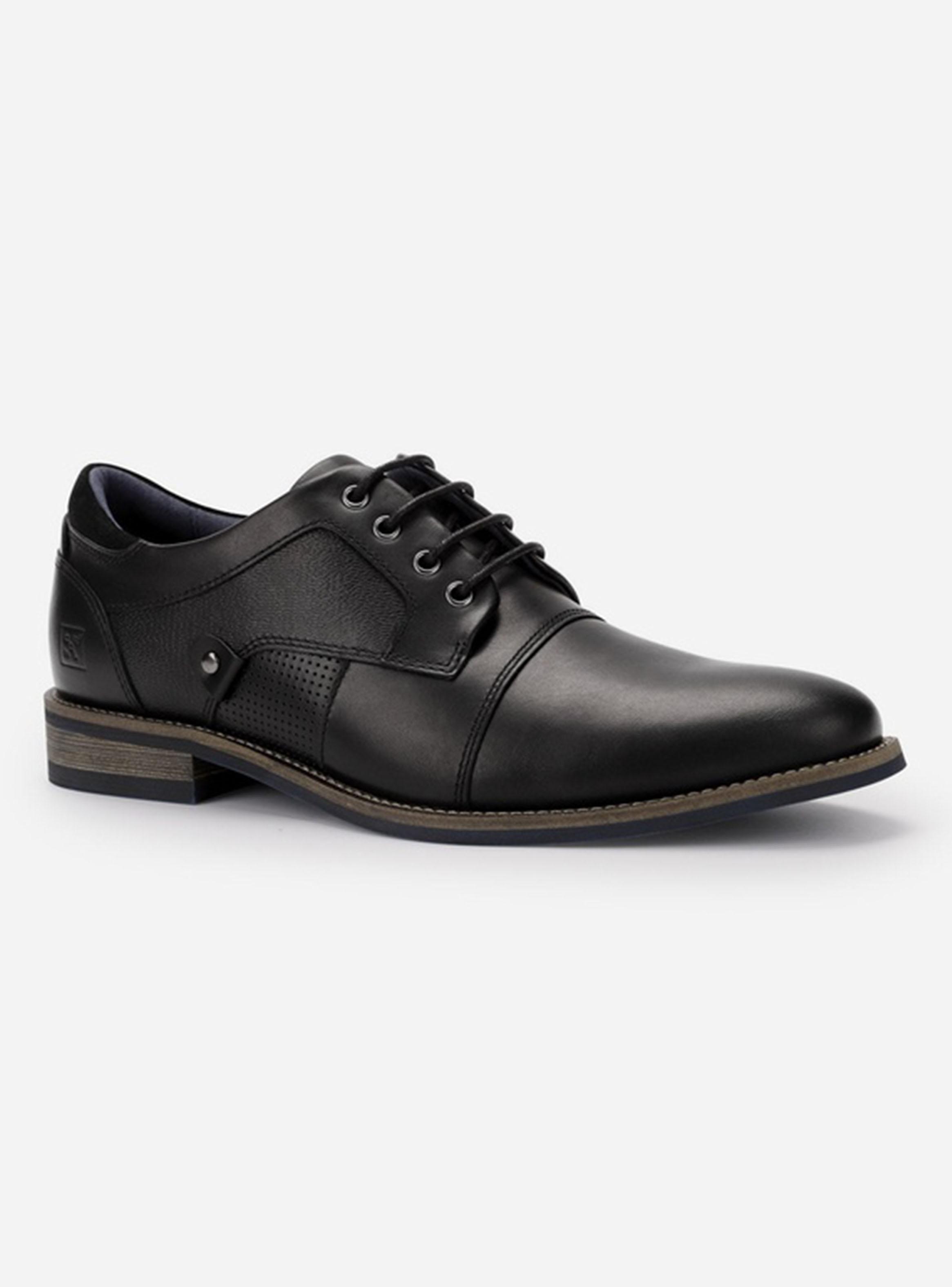 Zapato de Vestir Acordonado Denizen001N Cuero Hombre-2