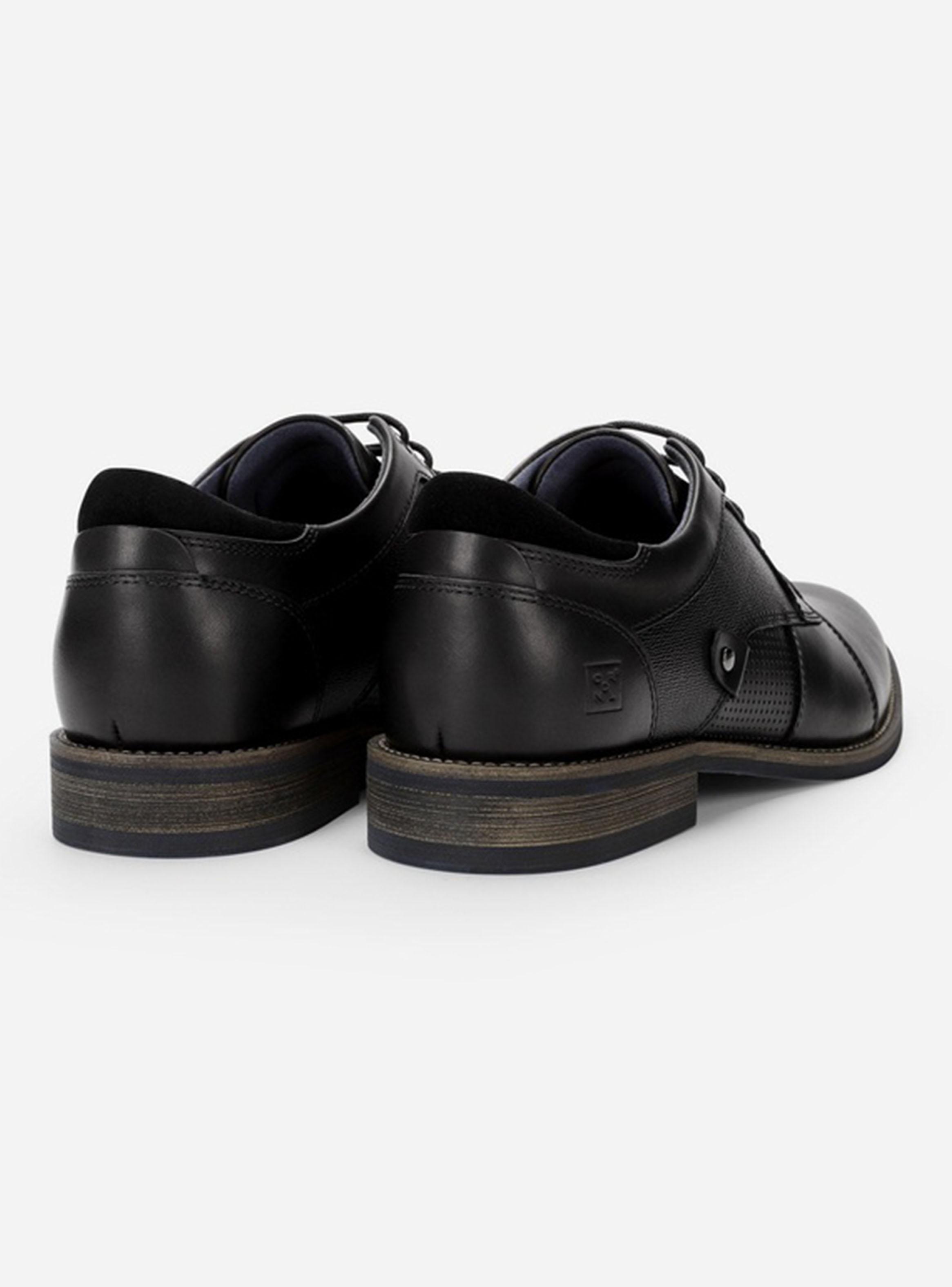 Zapato de Vestir Acordonado Denizen001N Cuero Hombre-3