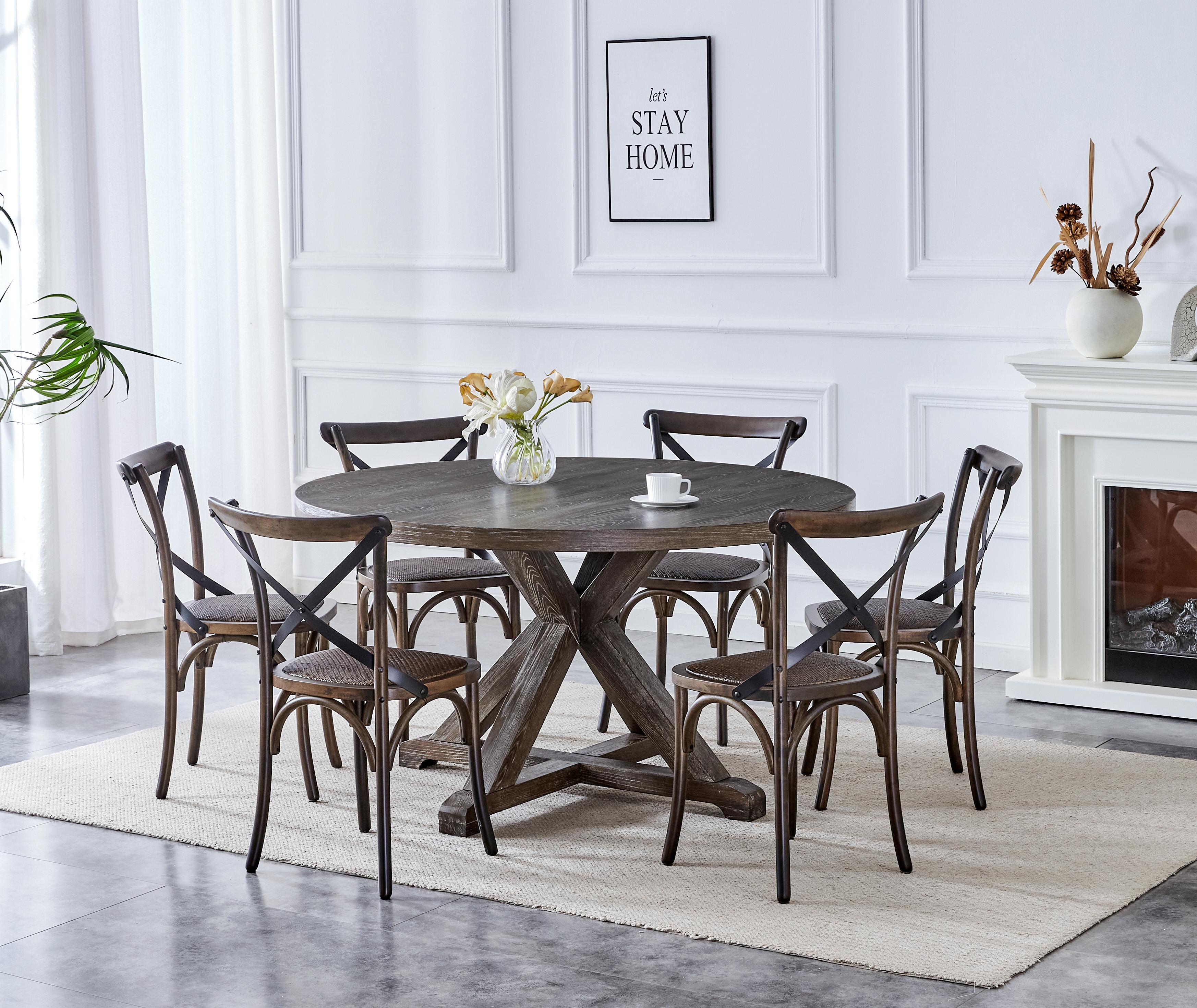 Juego de Comedor Walnut 6 Sillas-8