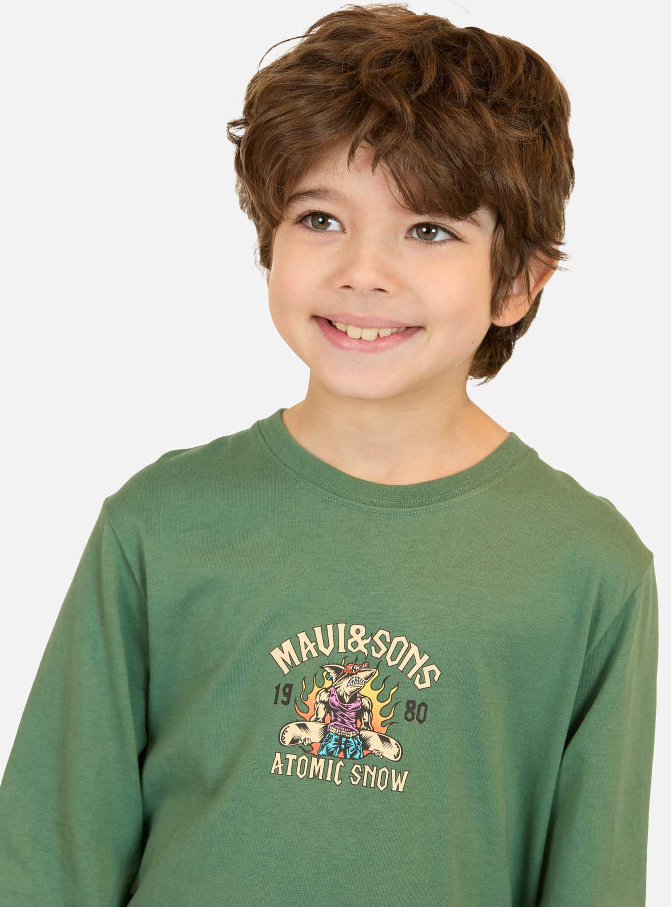 Polera Shark Smile Manga Larga-2