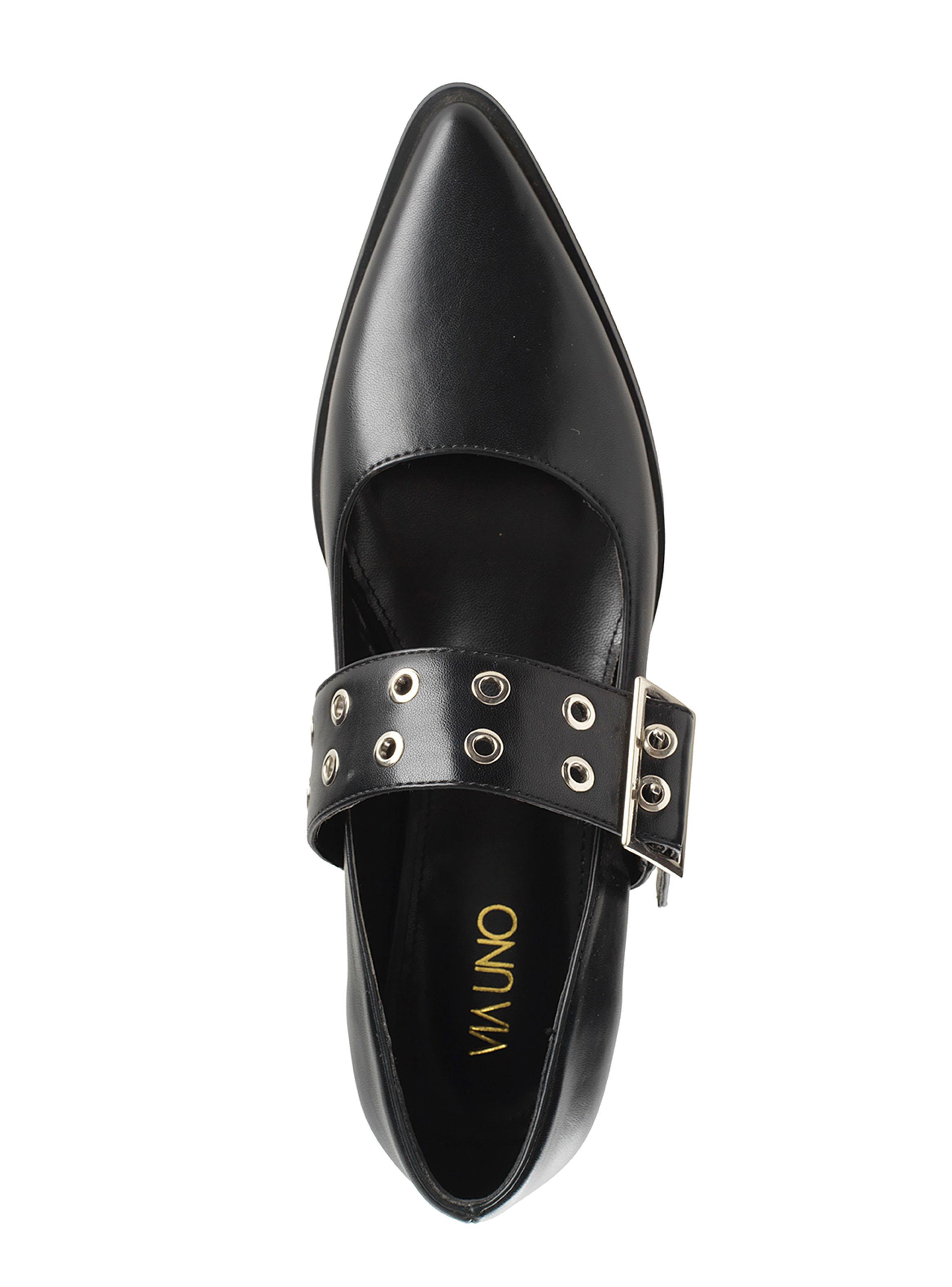 Zapato de Vestir en Punta con Correa Mujer-2
