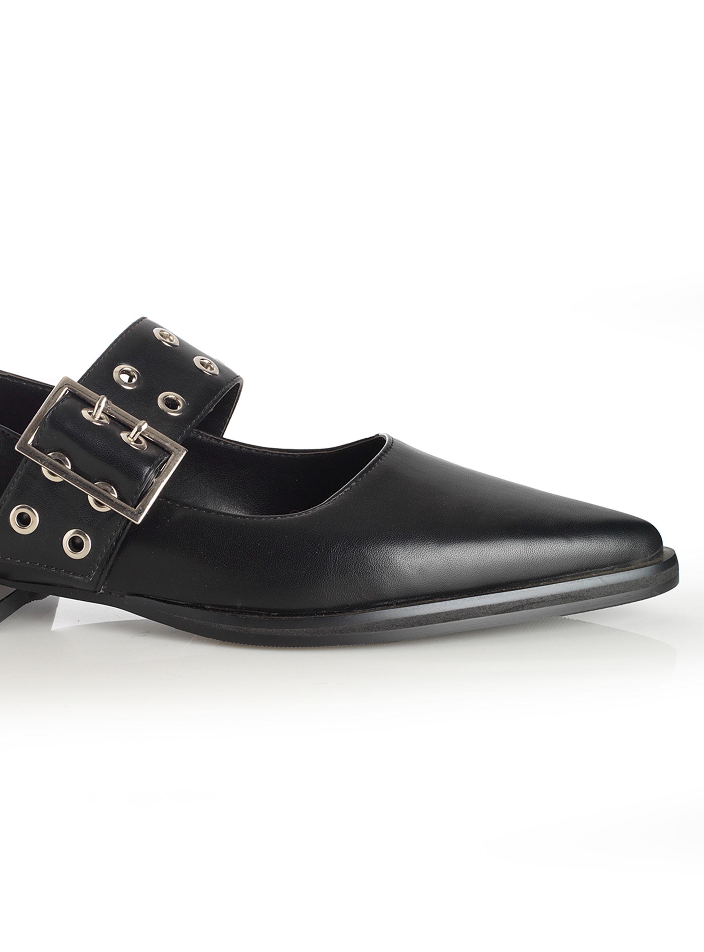 Zapato de Vestir en Punta con Correa Mujer-4