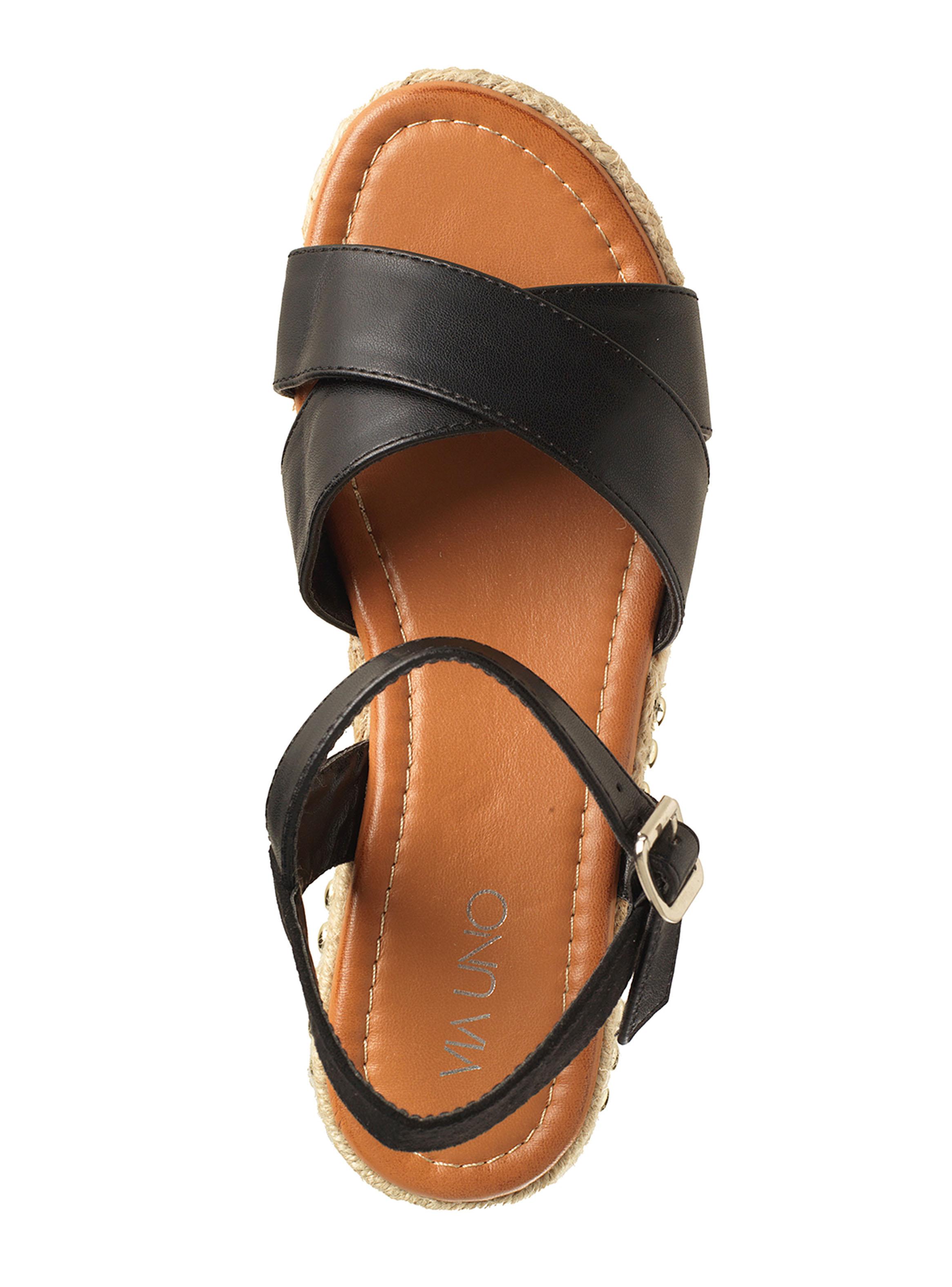 Sandalia Plataforma con Correas Mujer-2