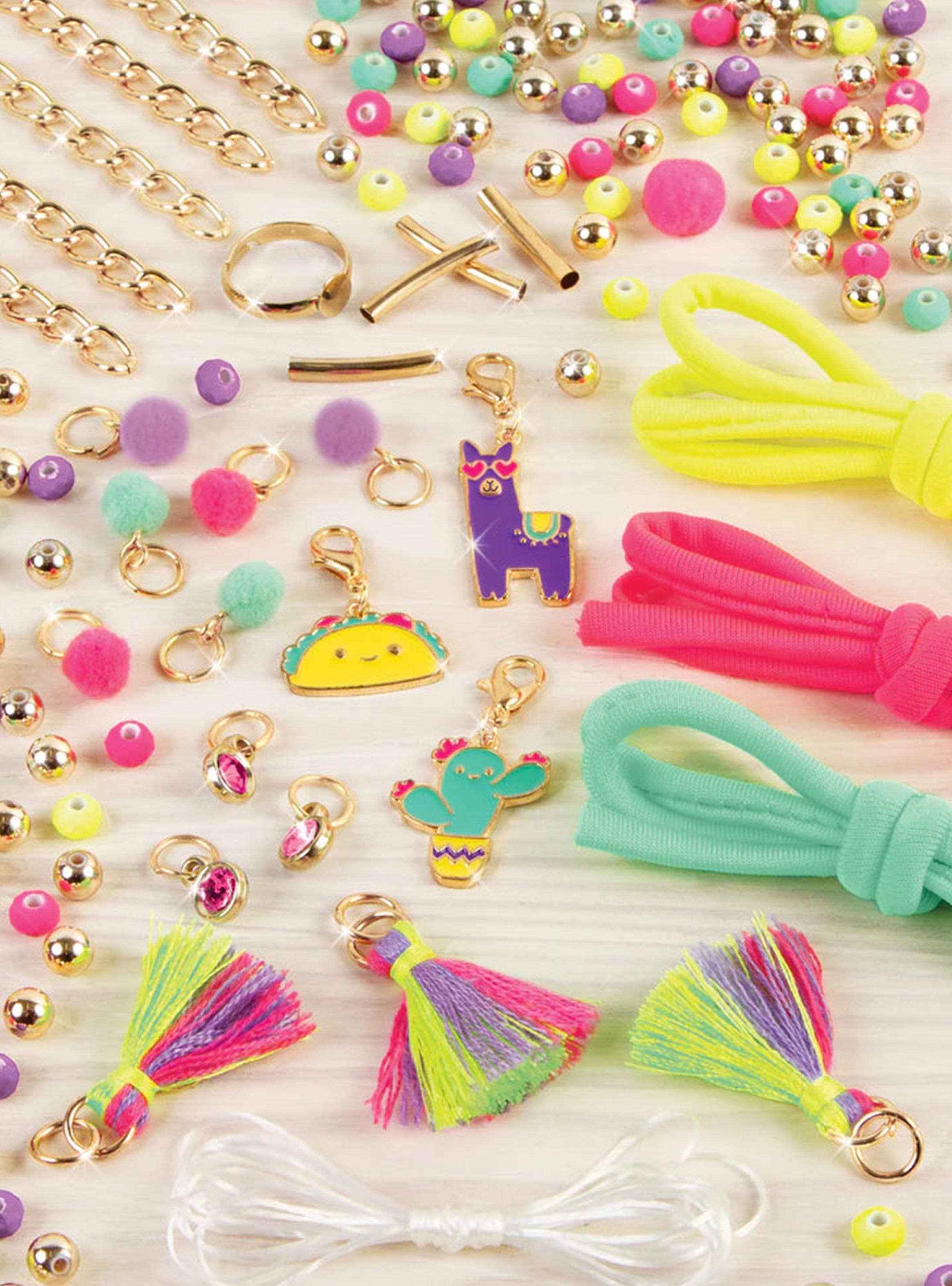 Cadenas y Dijes Fluorescentes 180 Piezas-2