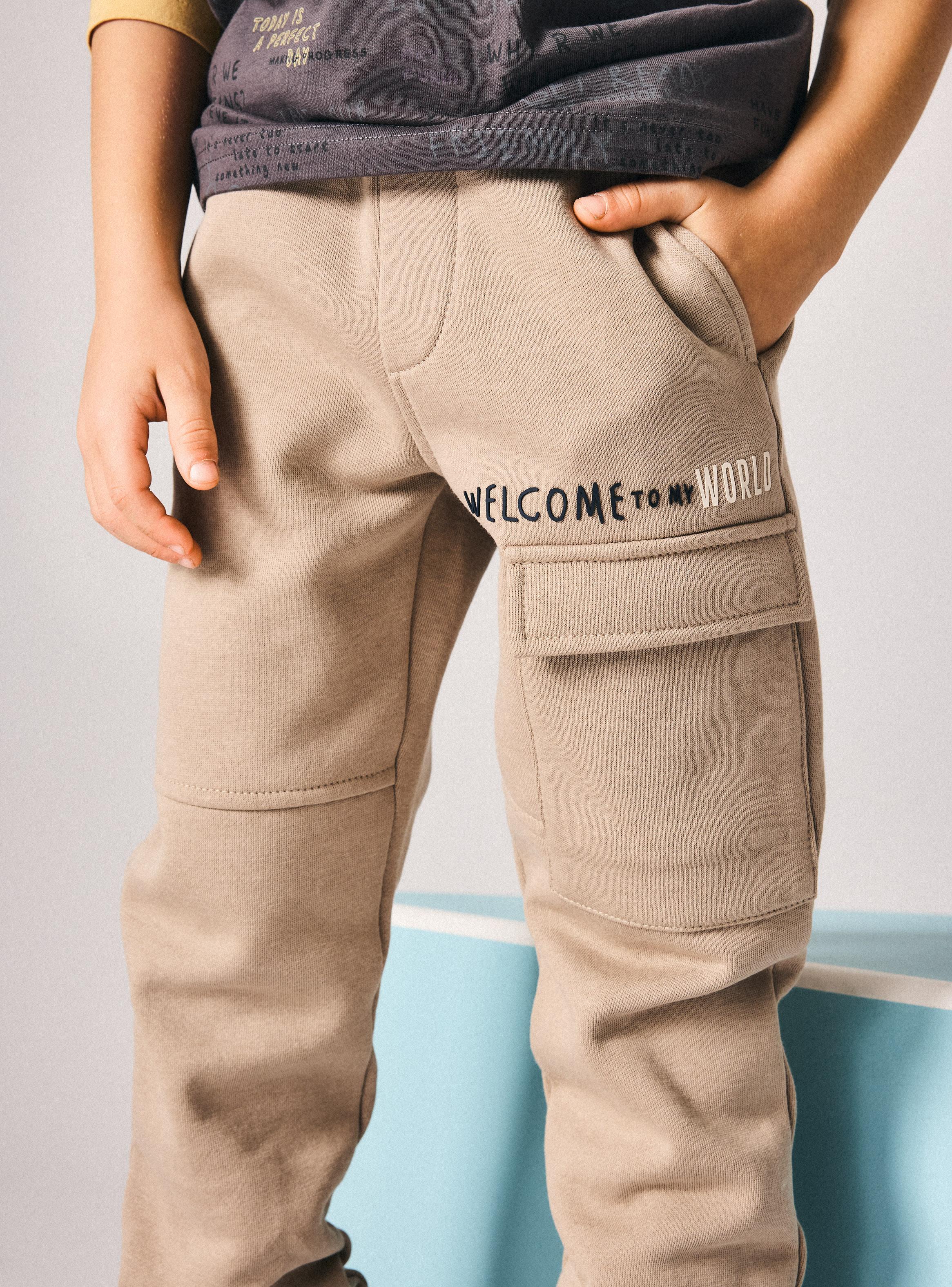 Pantalón Buzo Cargo-3