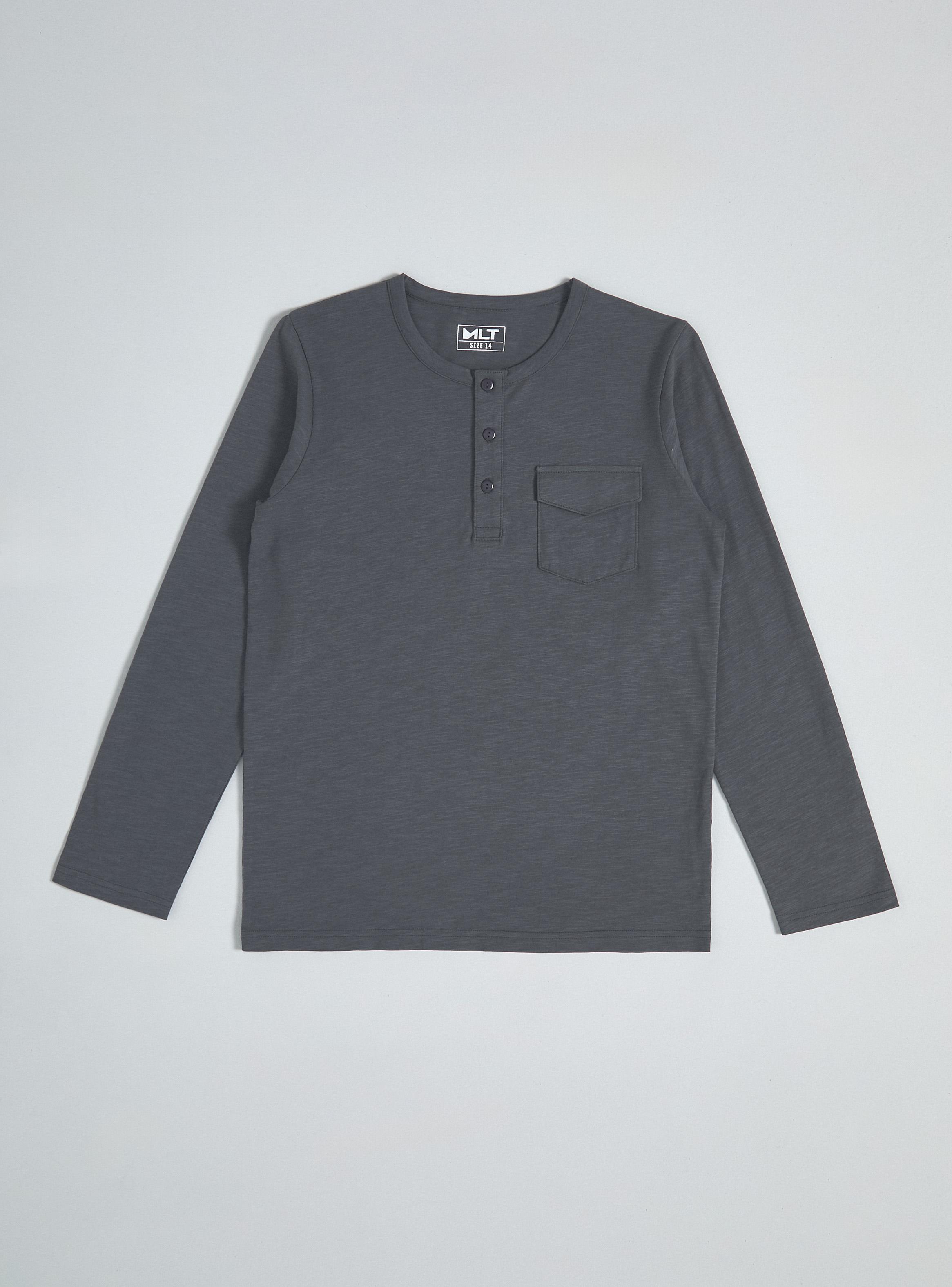 Polera con Bolsillo y Botones-2
