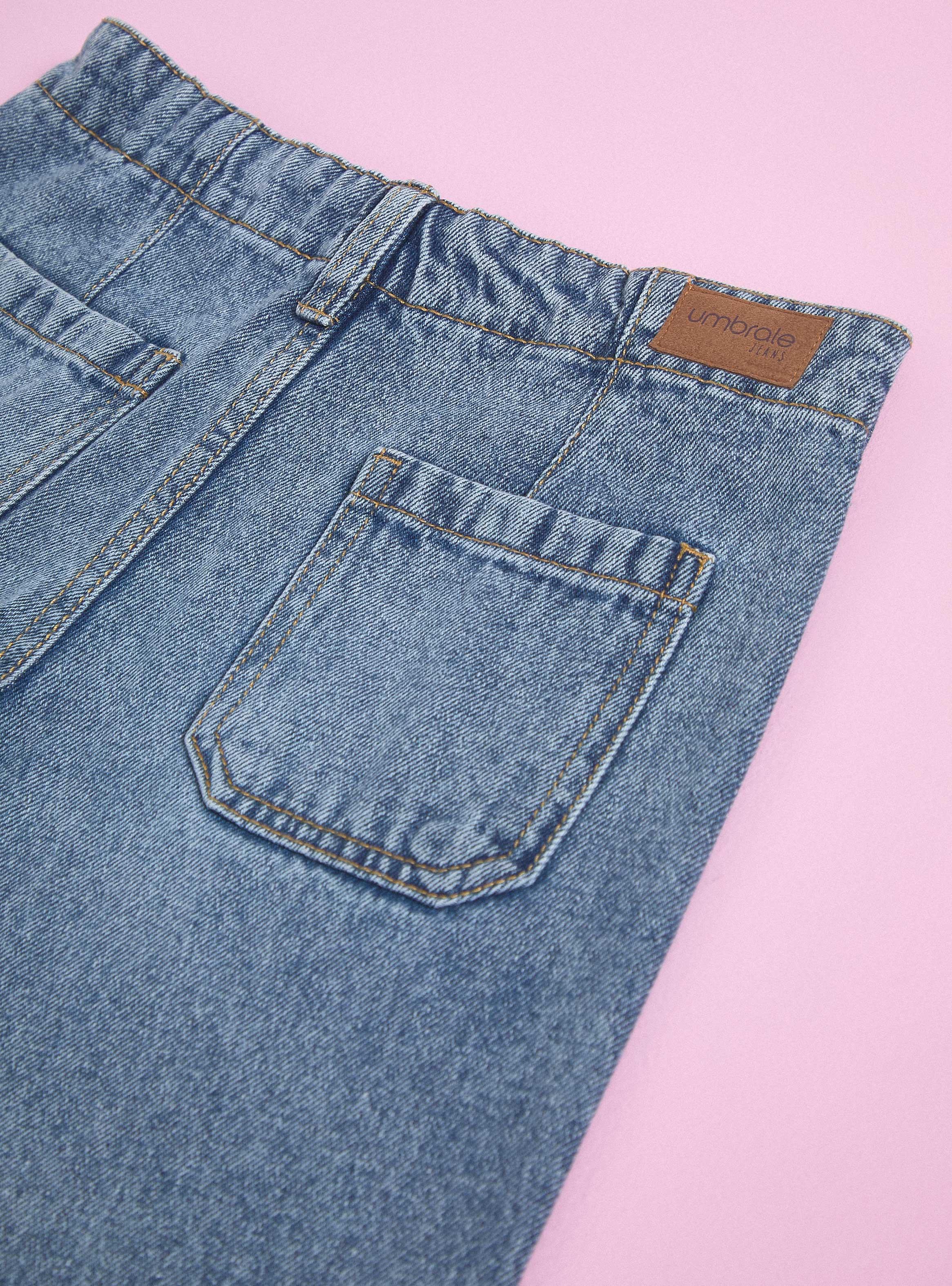 Jeans Wide Leg con Basta-4