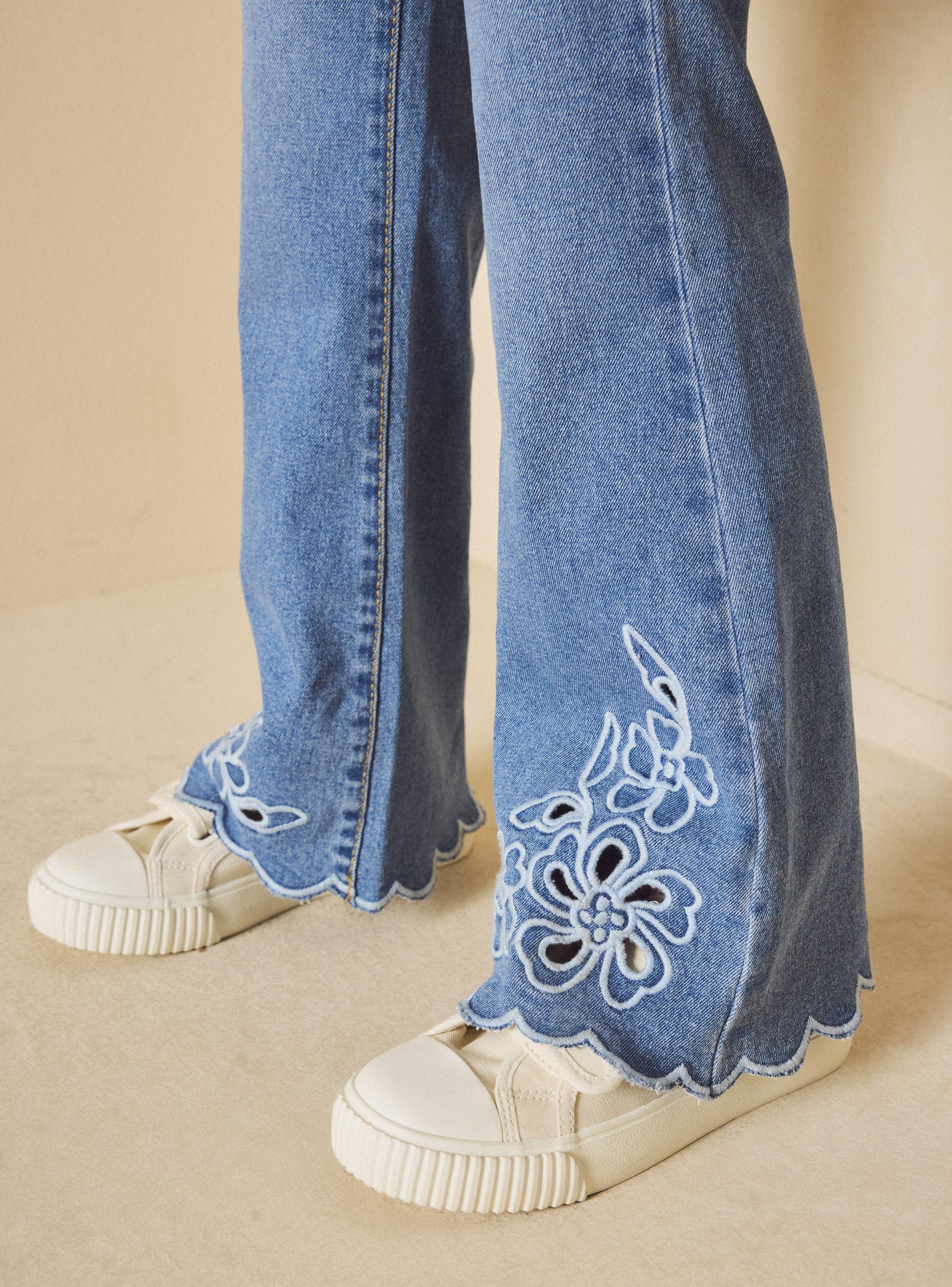 Jeans Wide Leg con Basta-3