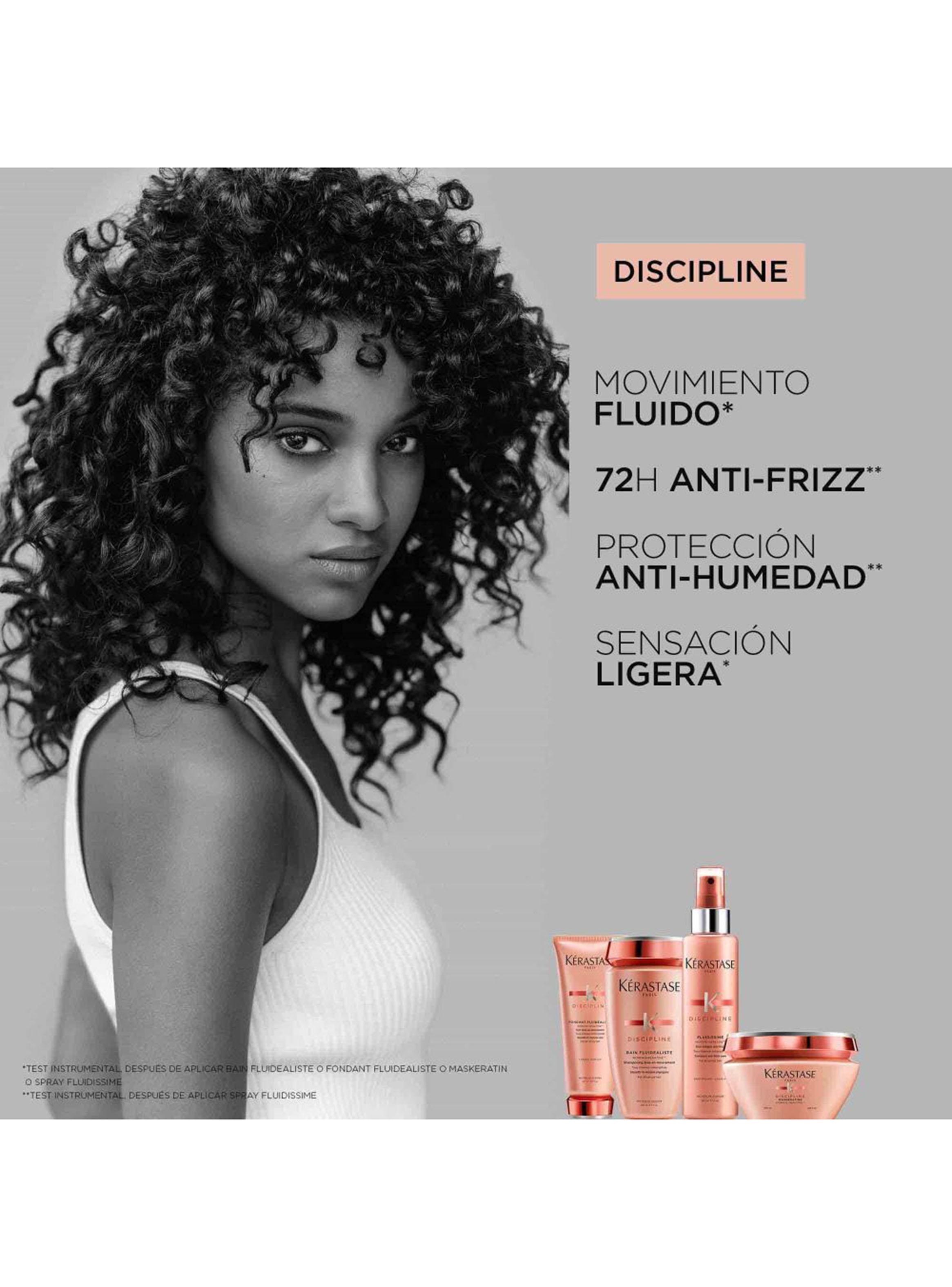 Shampoo XL Anti-Frizz Cabello Indisciplinado Bain Fluidealiste Gentle Discipline 500ml-3