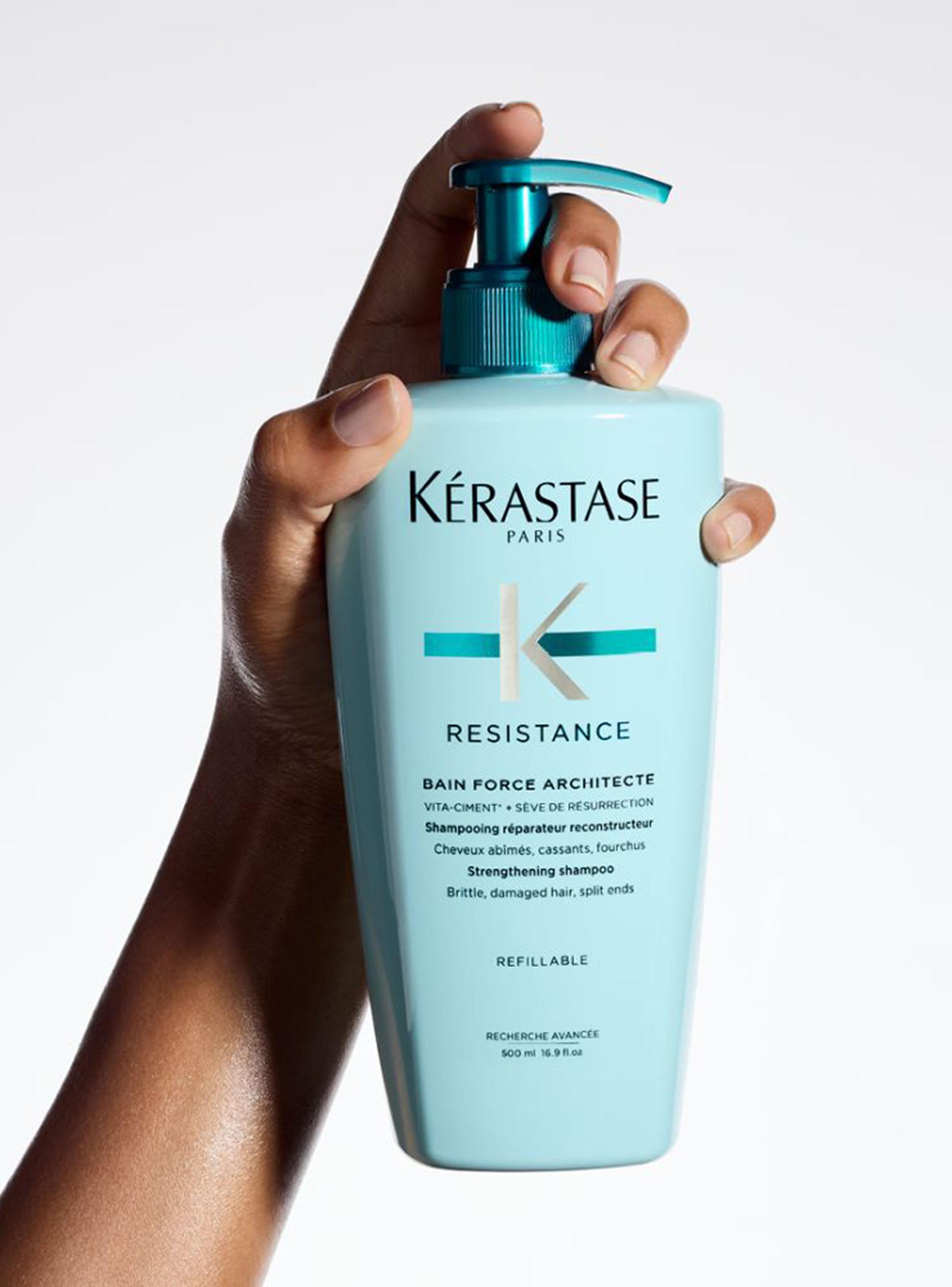 Shampoo XL Fortalecedor Cabello Frágil Y Debilitado Bain Force Architecte Resistance 500ml-3