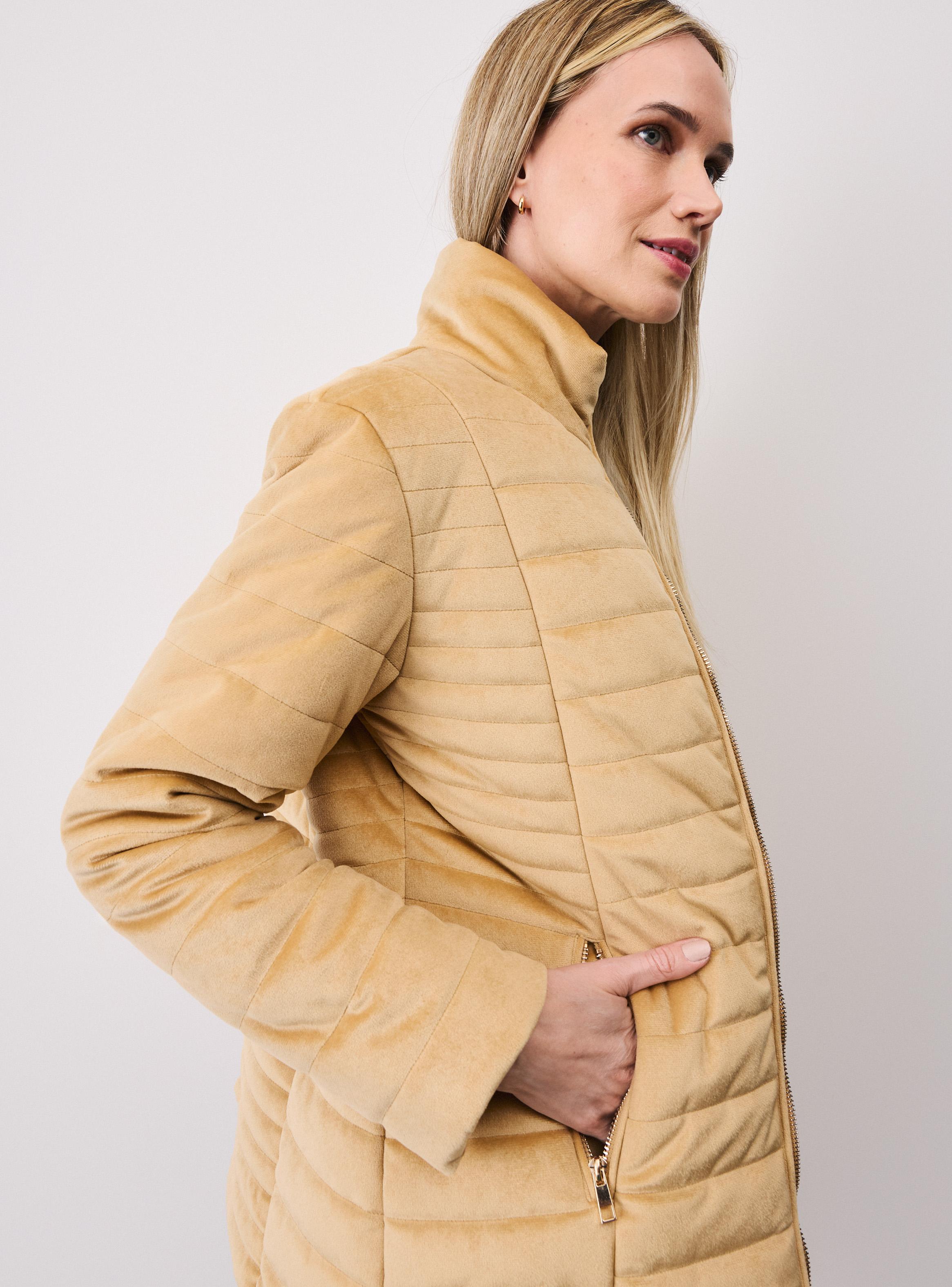 Parka Acolchada de Terciopelo-2