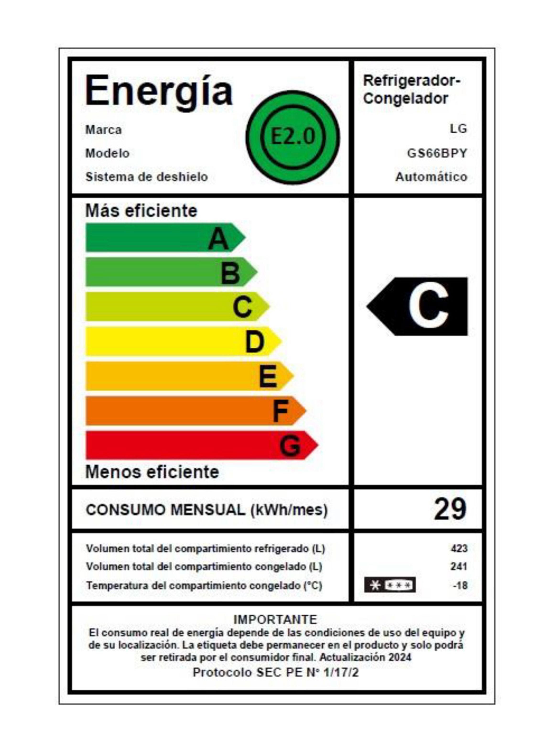 Refrigerador Side by Side No Frost 664 Litros GS66BPY Plata-6