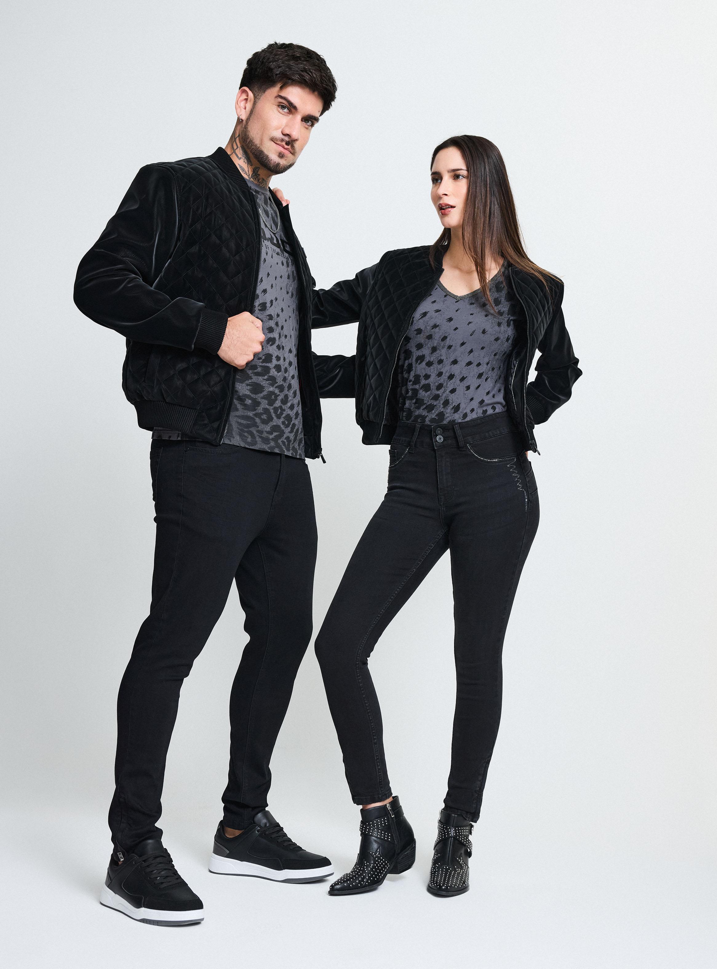Chaqueta Casual Textura Rombo-4