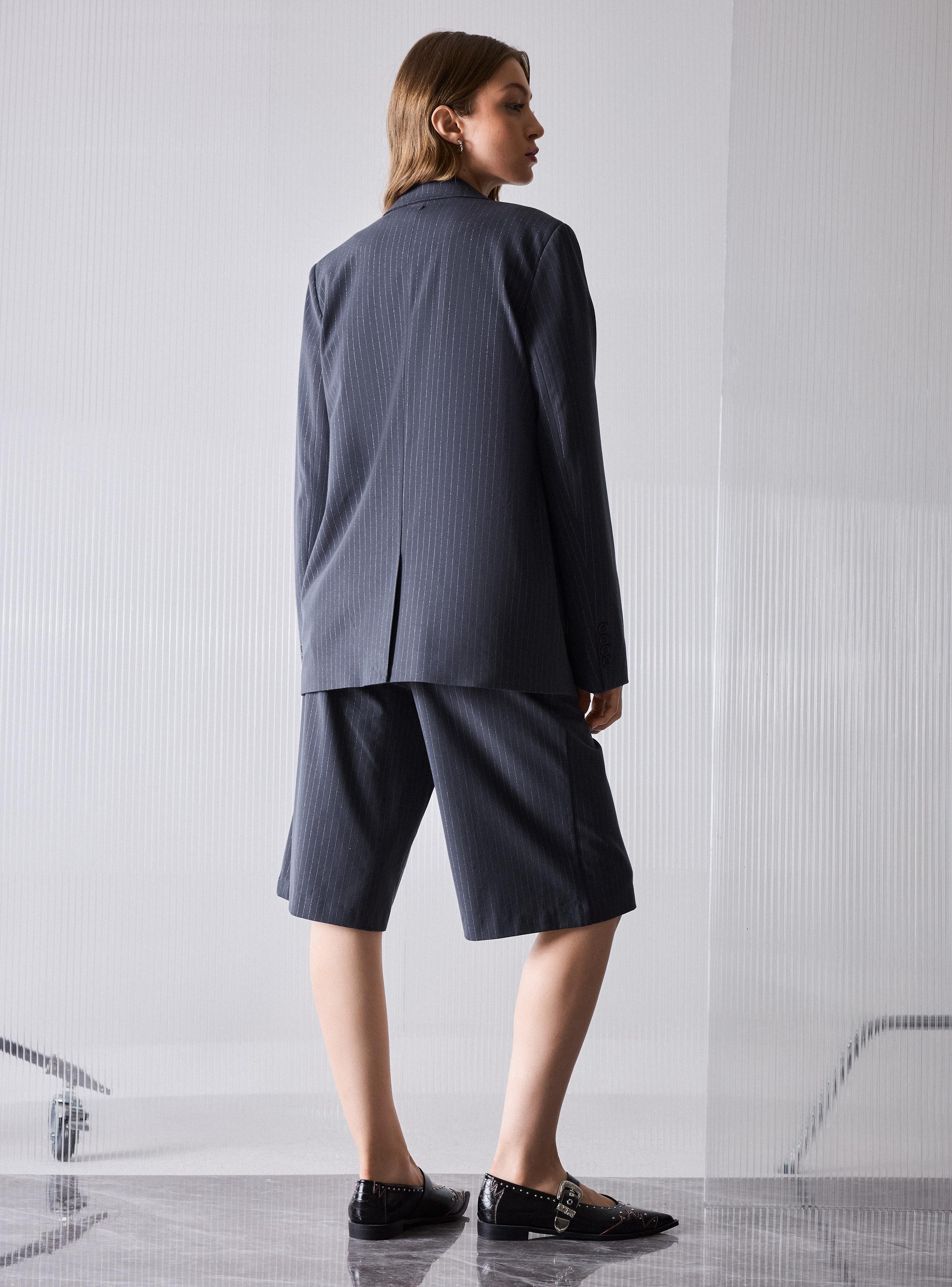 Blazer Aplicación Líneas Lurex-5