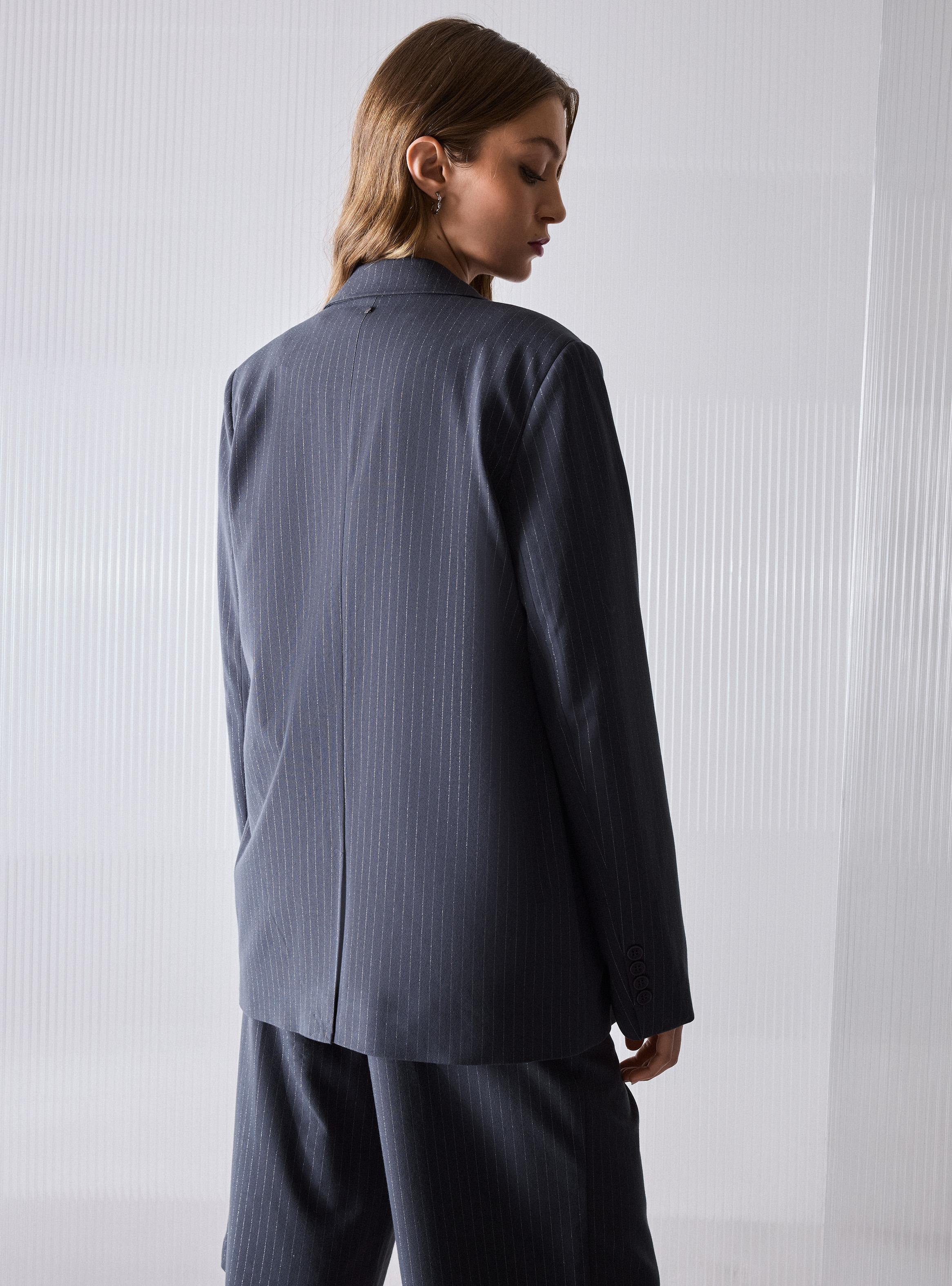 Blazer Aplicación Líneas Lurex-1