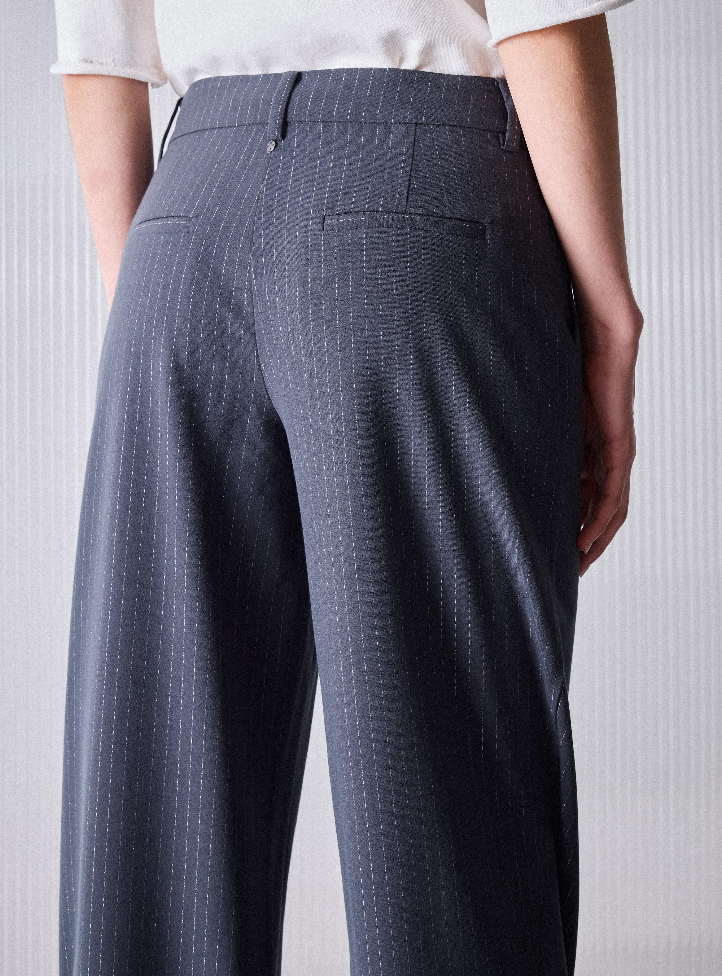 Pantalón Aplicación Líneas Lurex-3