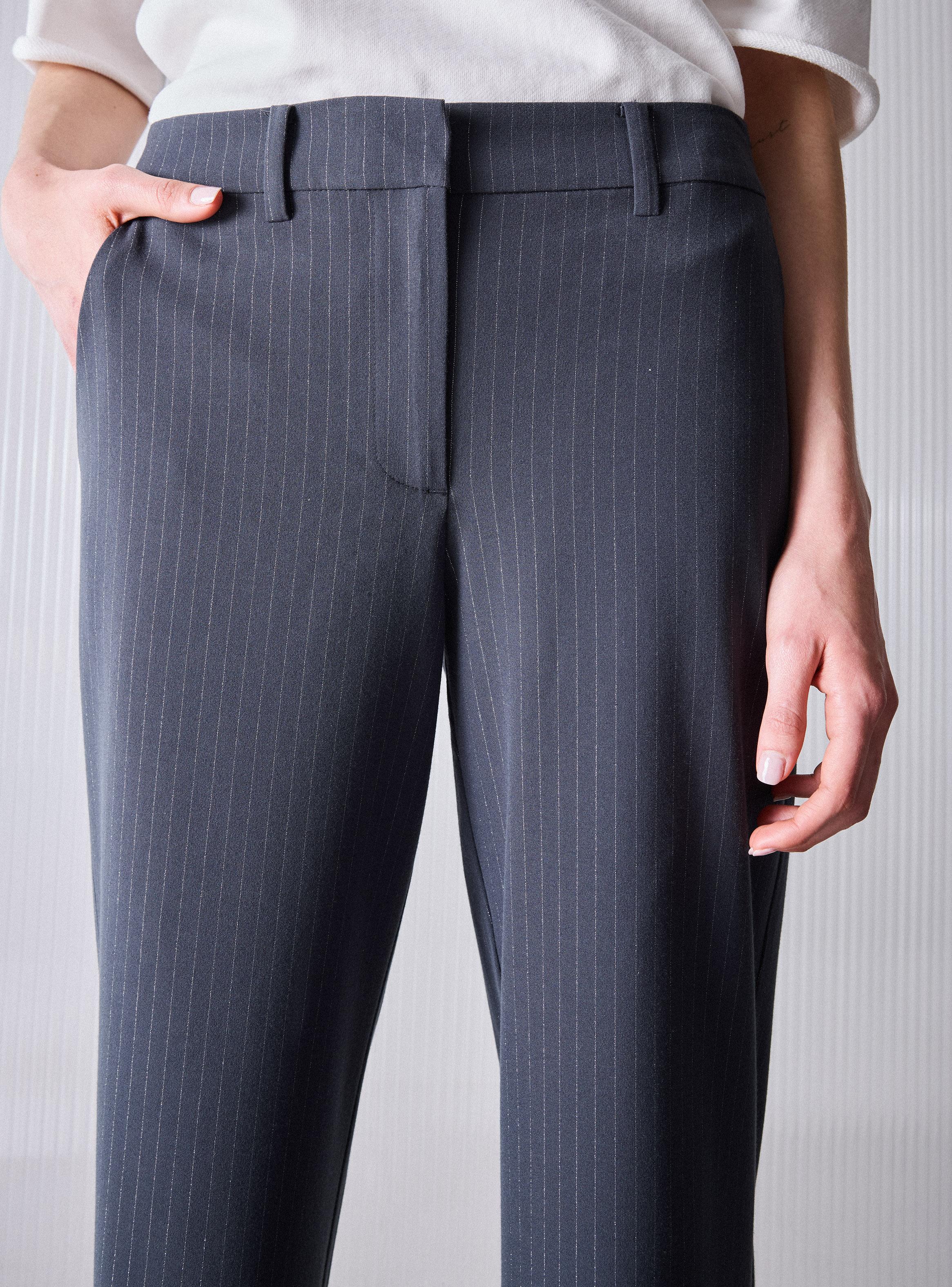 Pantalón Aplicación Líneas Lurex-2