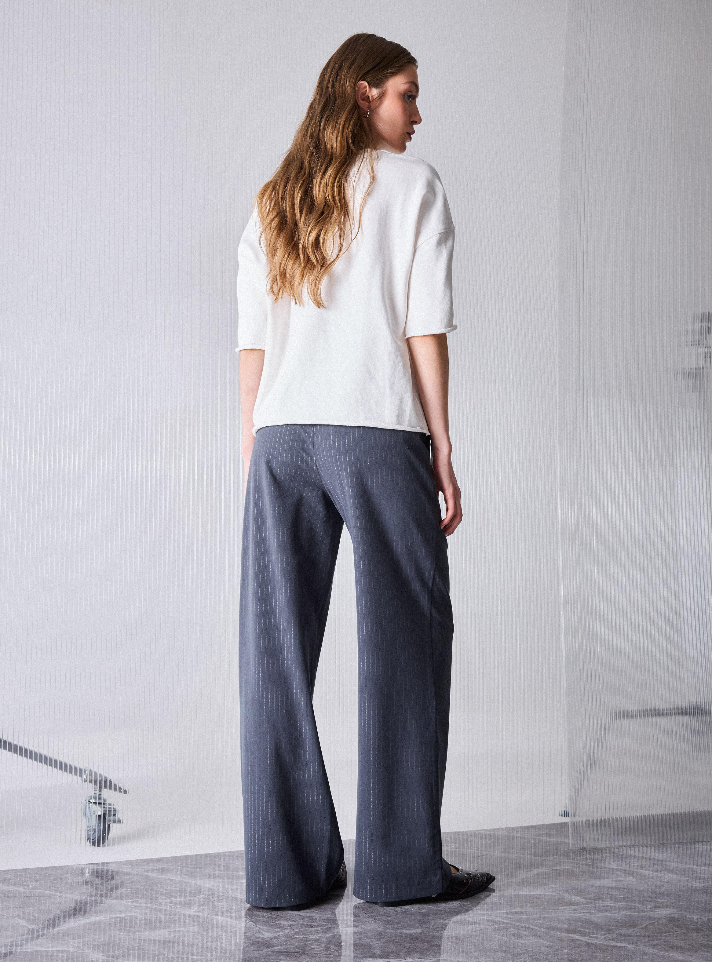 Pantalón Aplicación Líneas Lurex-5