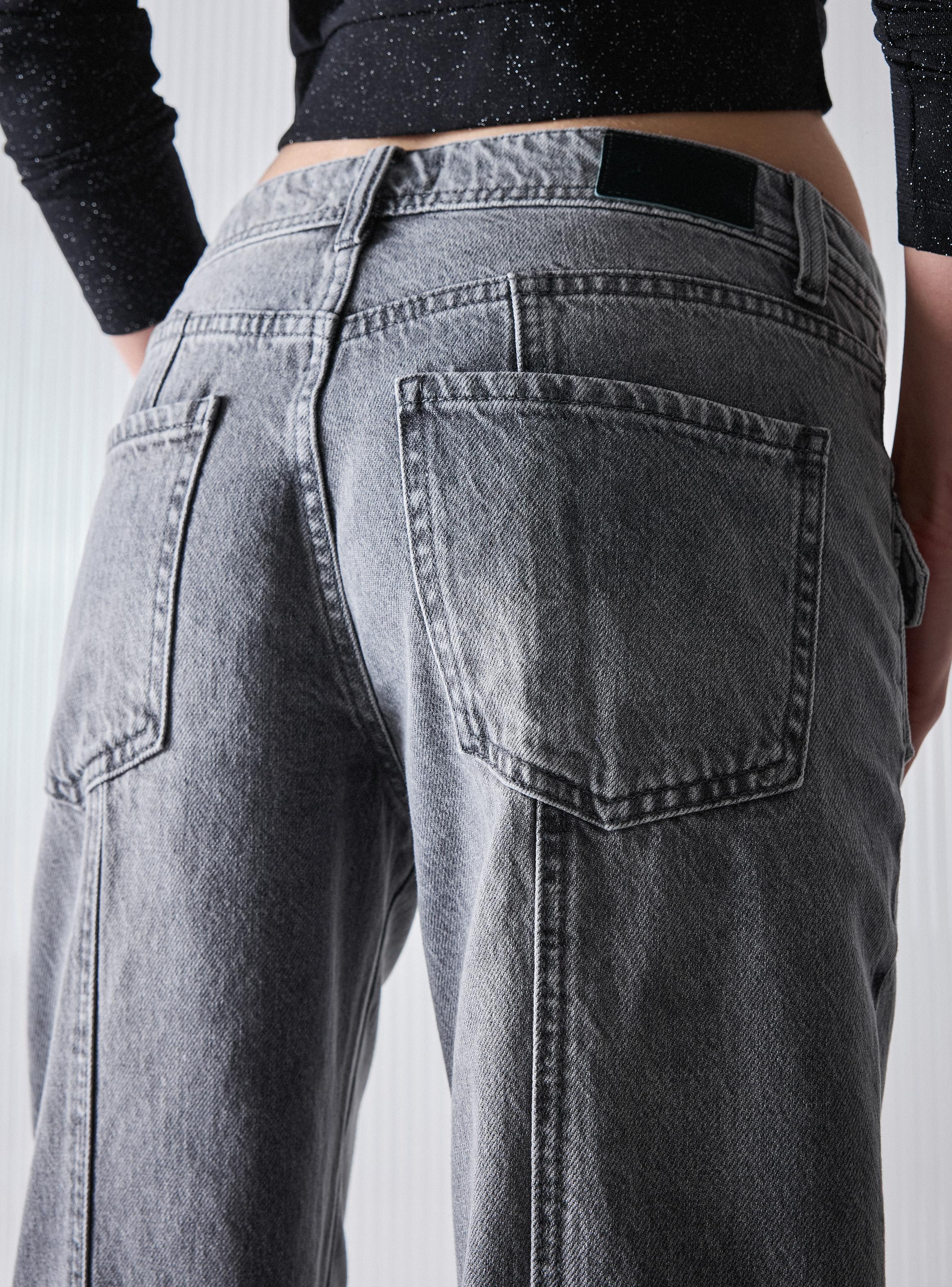 Jeans Flare Básico Tiro Alto-3