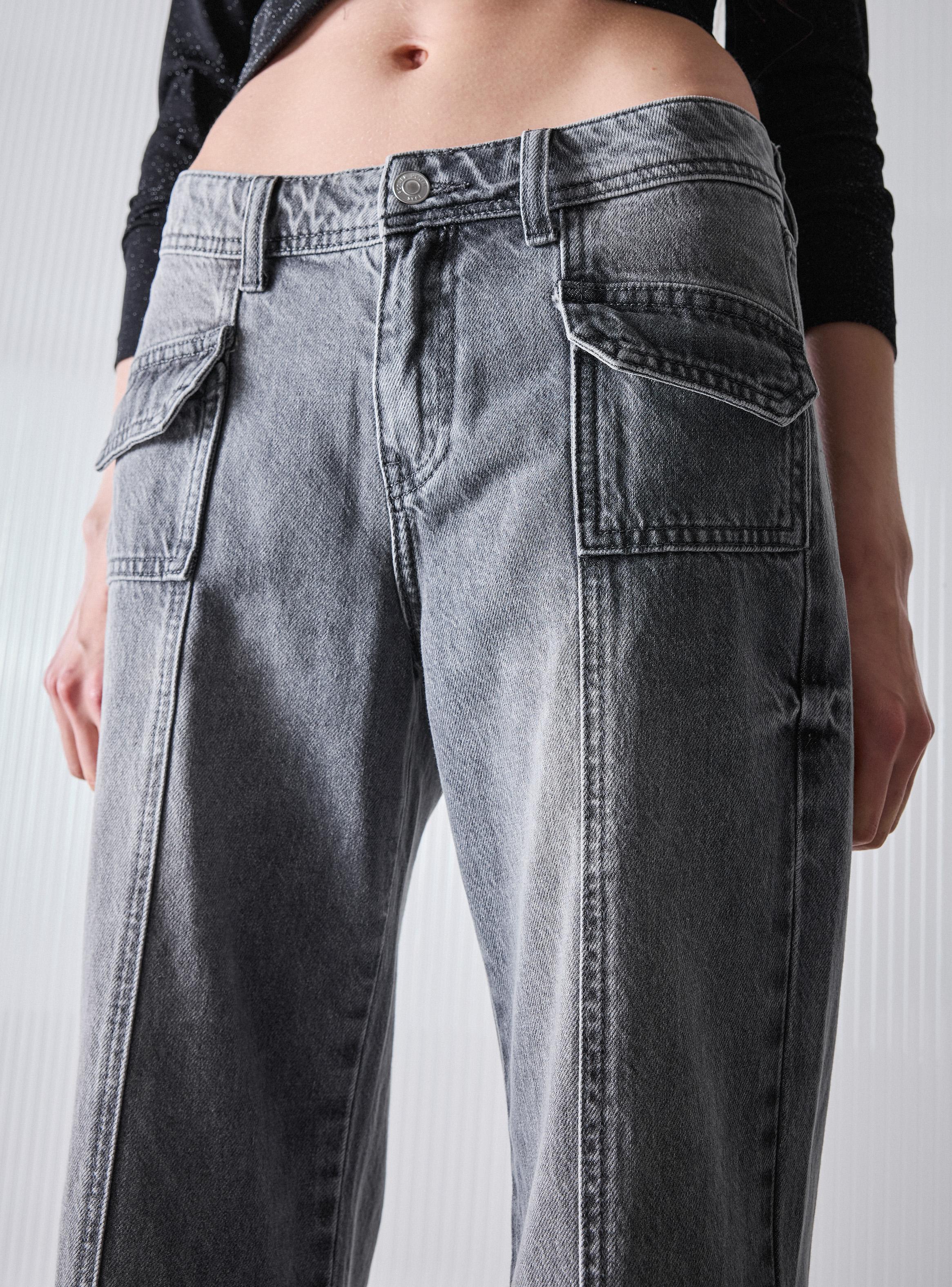 Jeans Flare Básico Tiro Alto-2