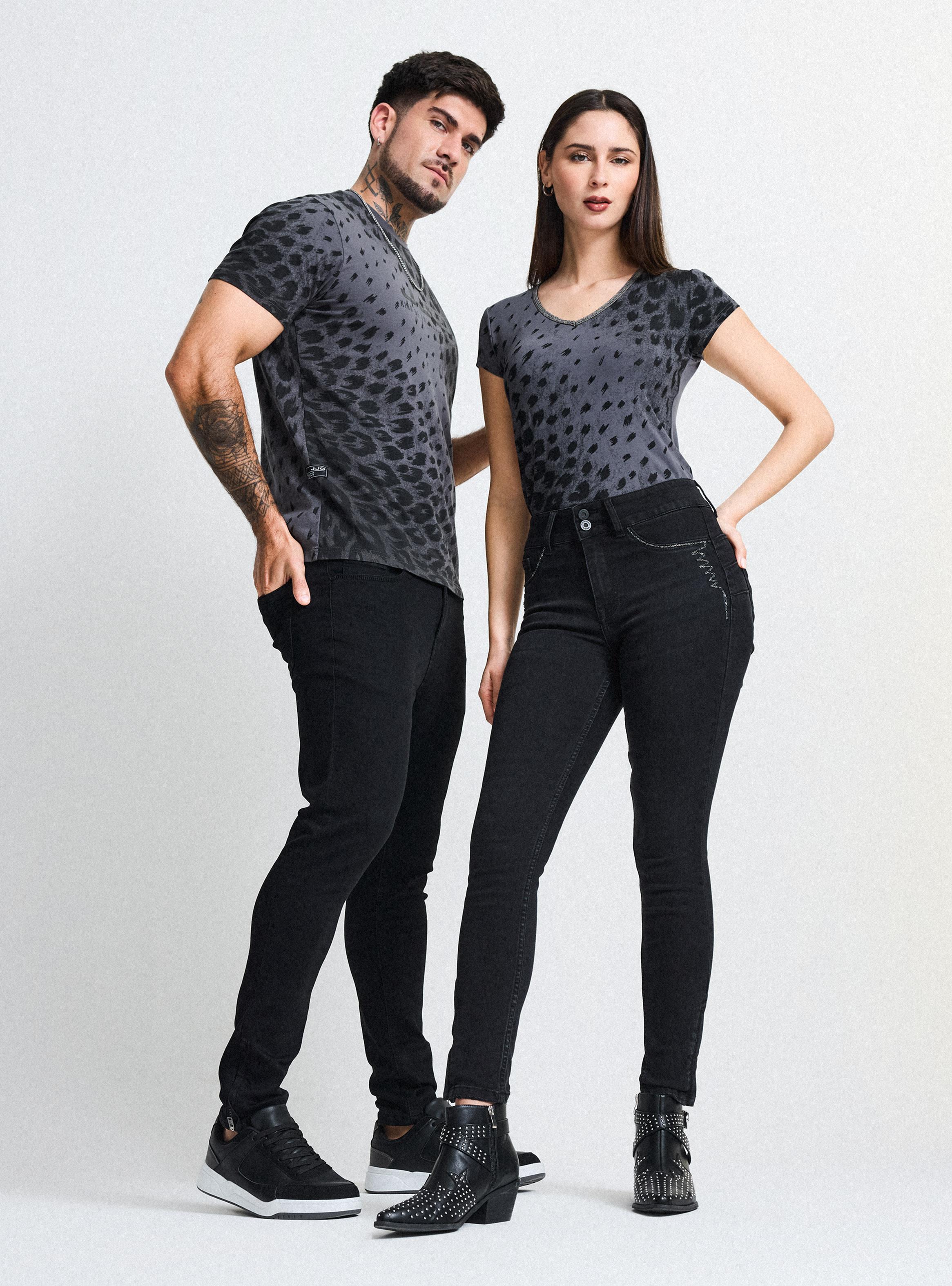 Jeans Push Up Cadenita en Bolsillo-4