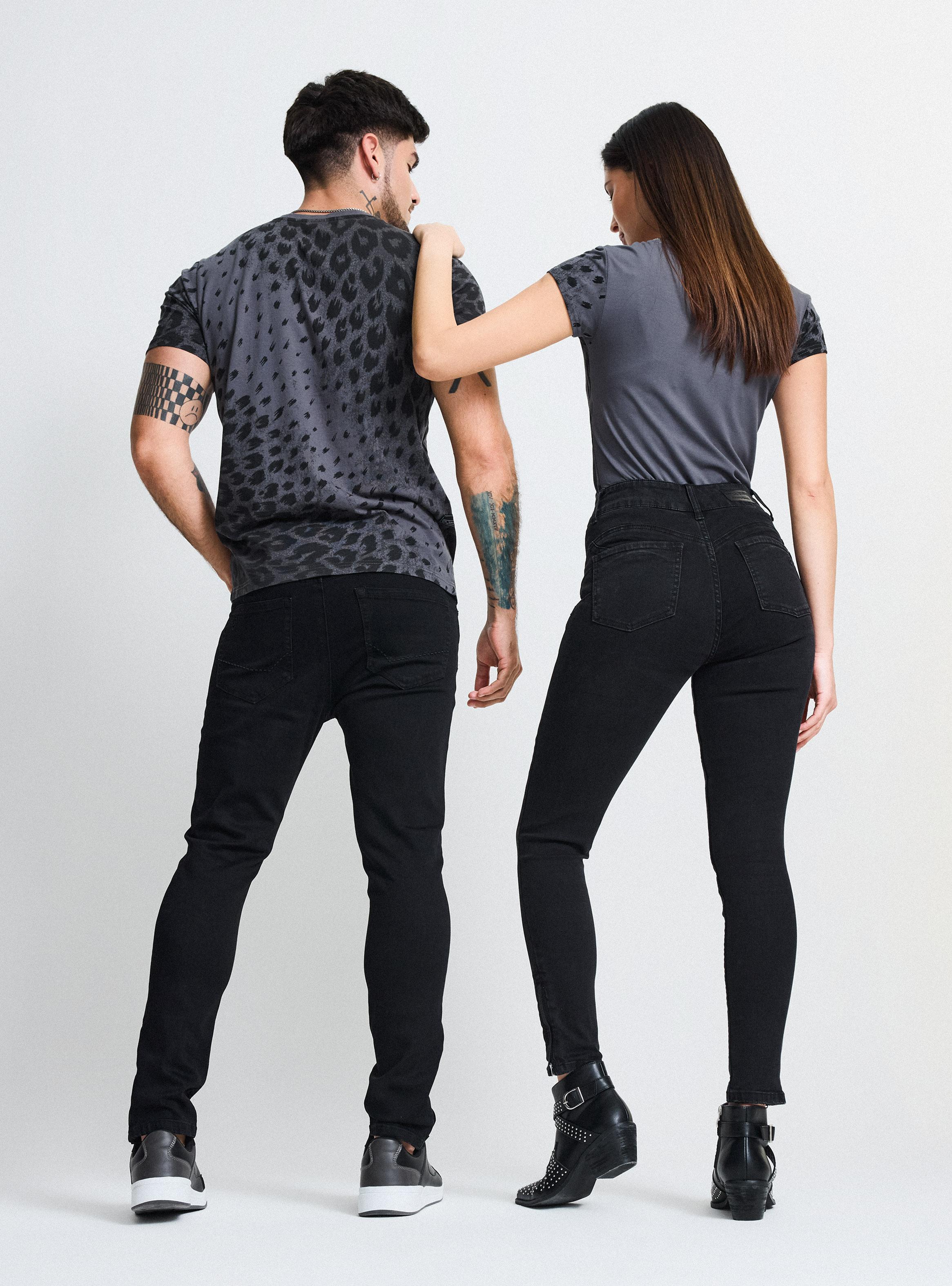 Jeans Push Up Cadenita en Bolsillo-5