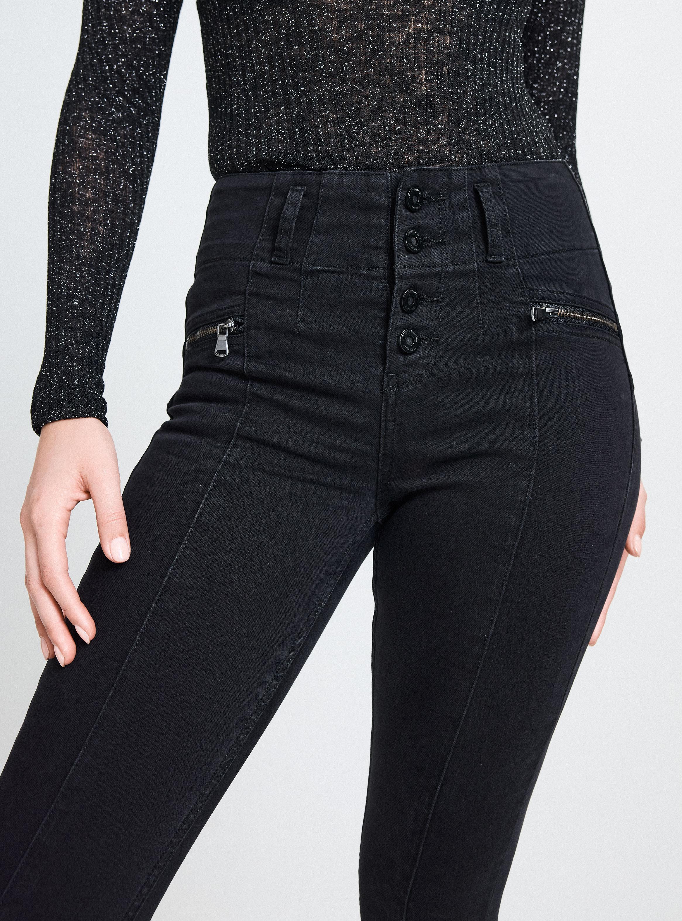 Jeans Push Up 4 Botones a la Vista Corte Delantero-2