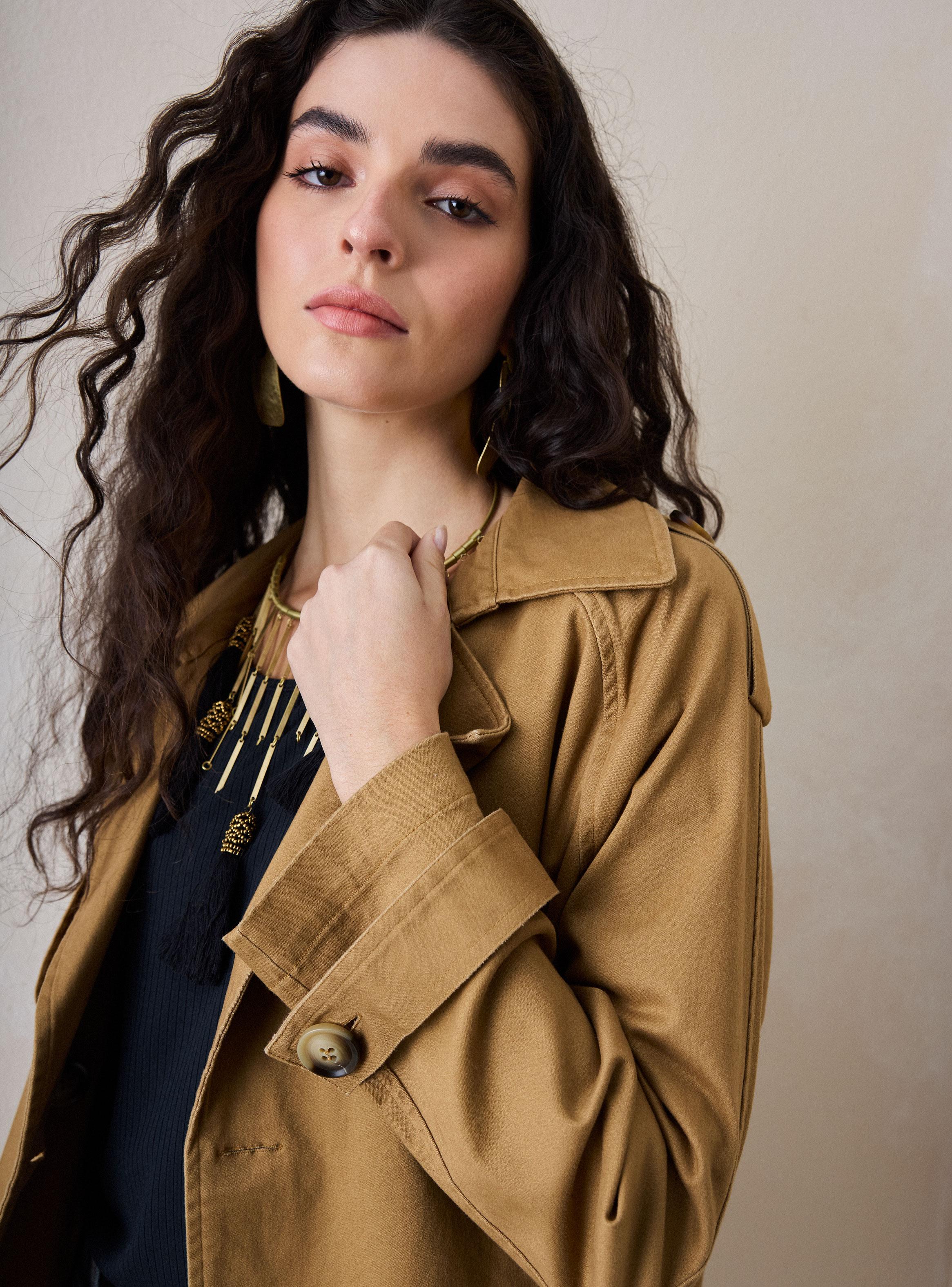 Chaqueta Trench Corto-3