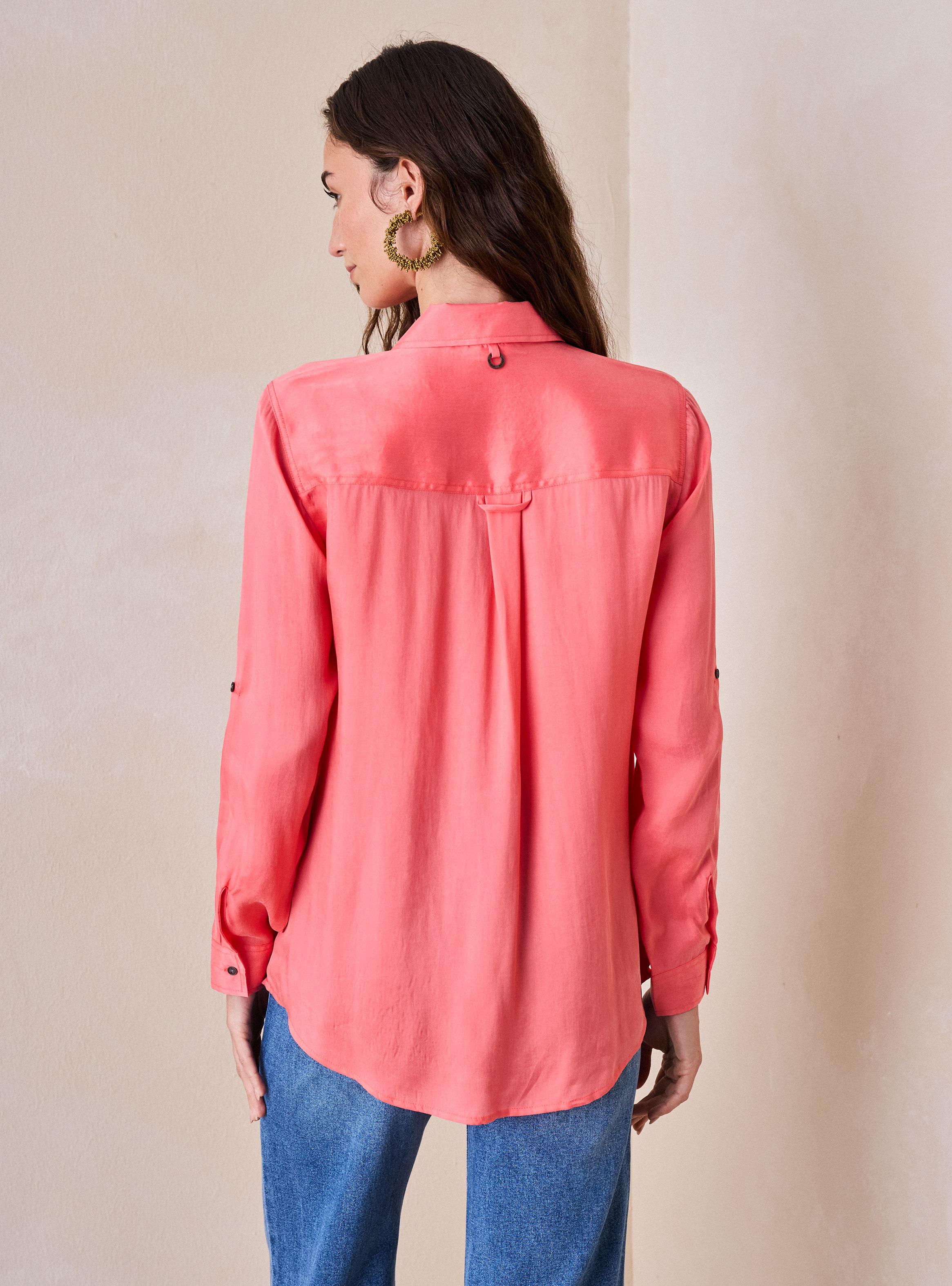 Blusa Camisera Tacto Agamuzado-1