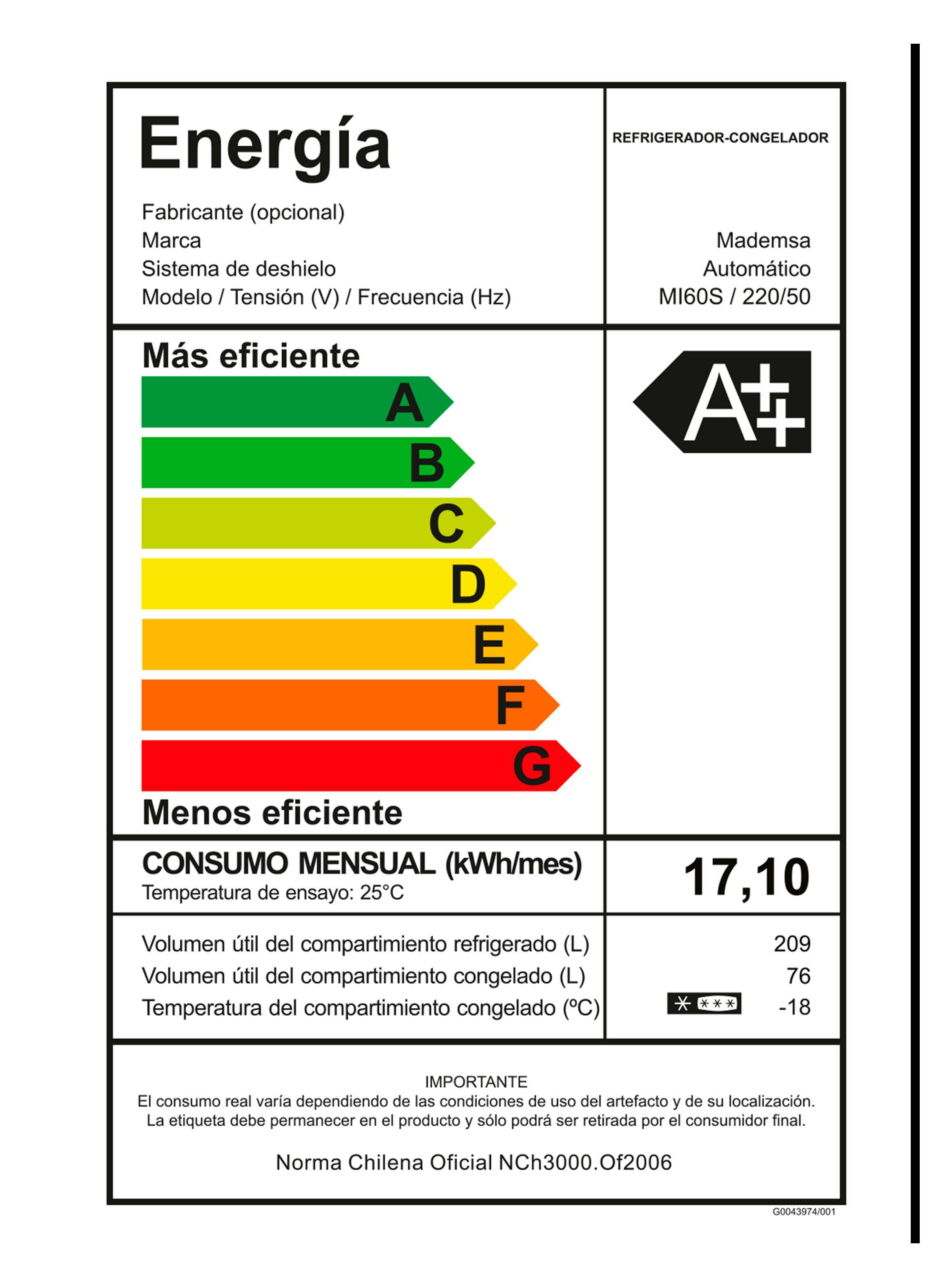 Refrigerador Bottom Freezer No Frost 285 Litros MI60S-8