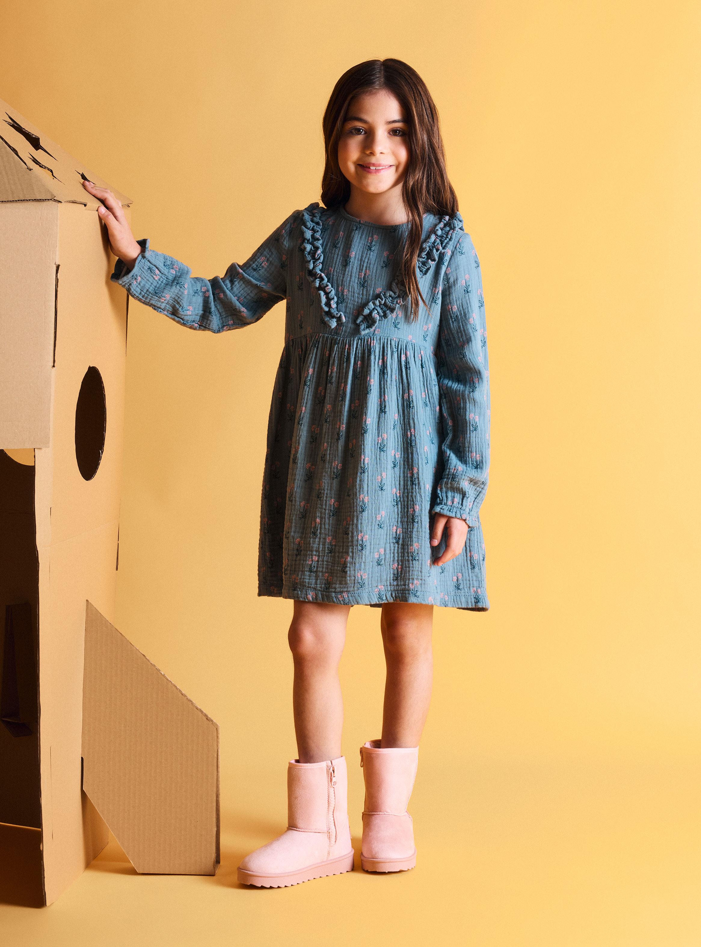 Vestido Bambula Estampada-3