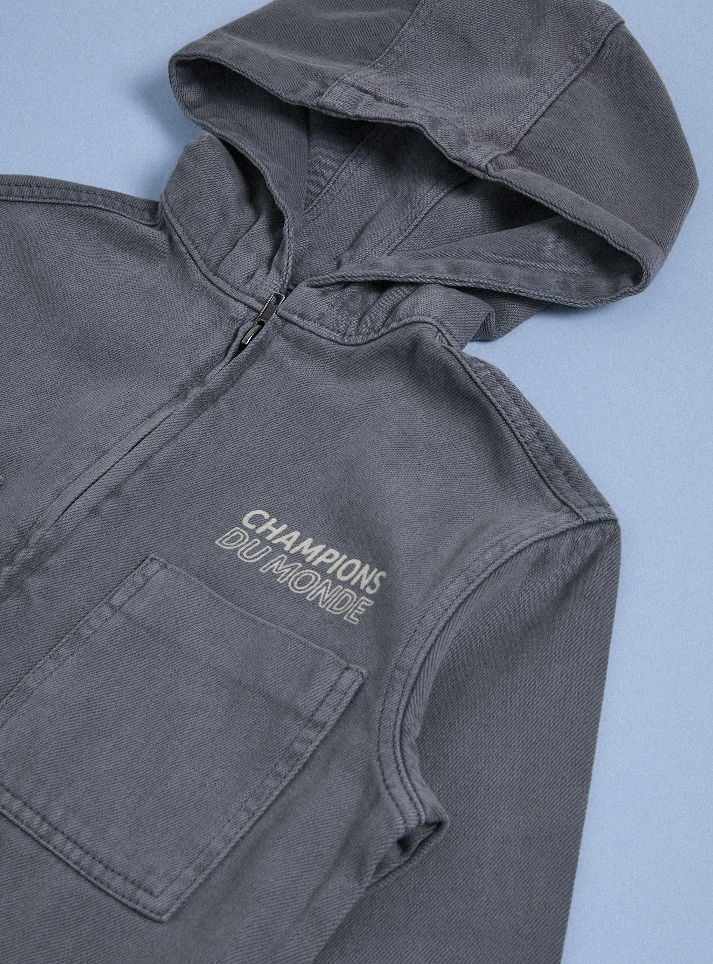 Chaqueta Twill Color Capucha-2