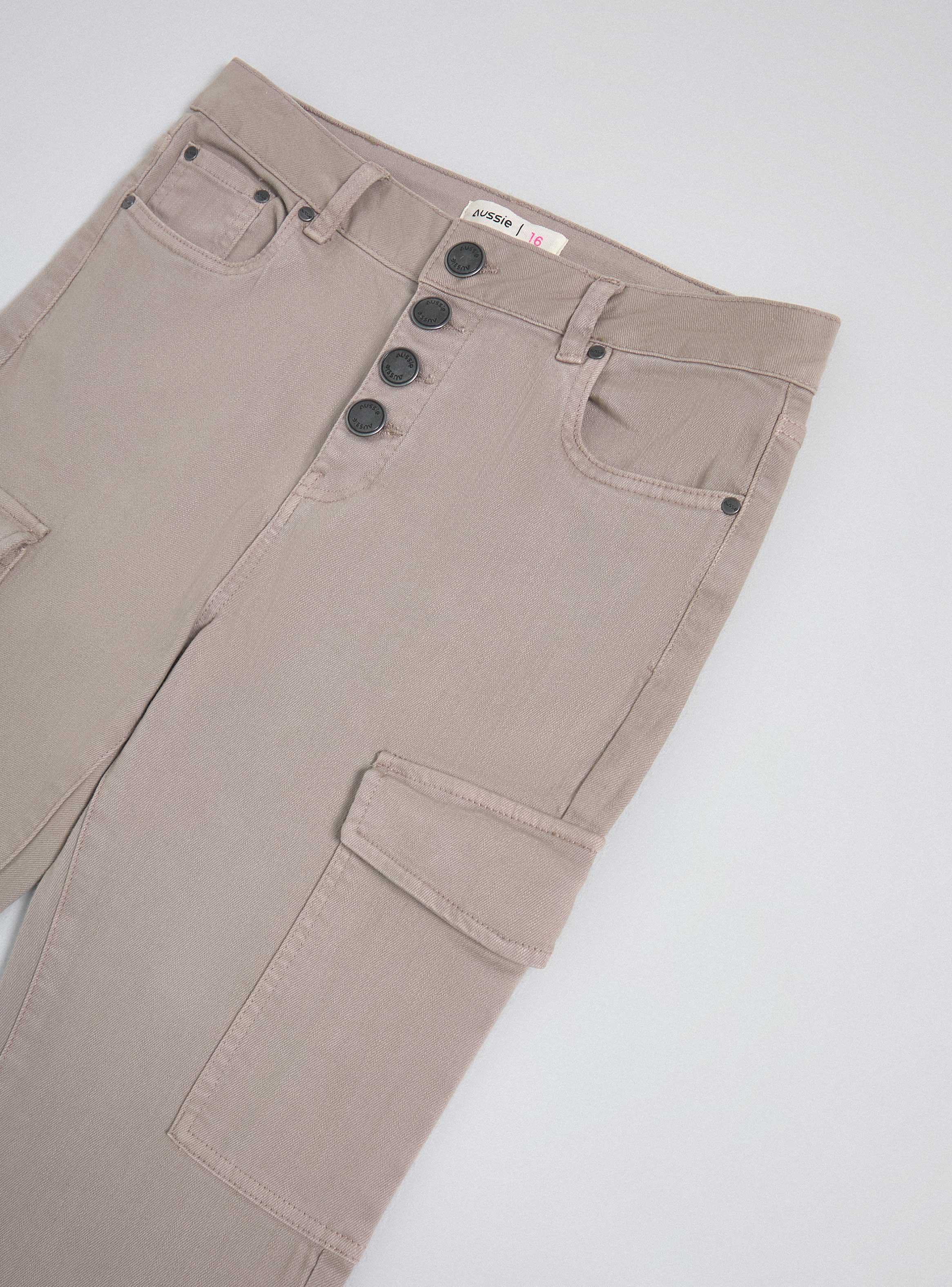 Pantalón Cargo Estilo Flare Niña-2